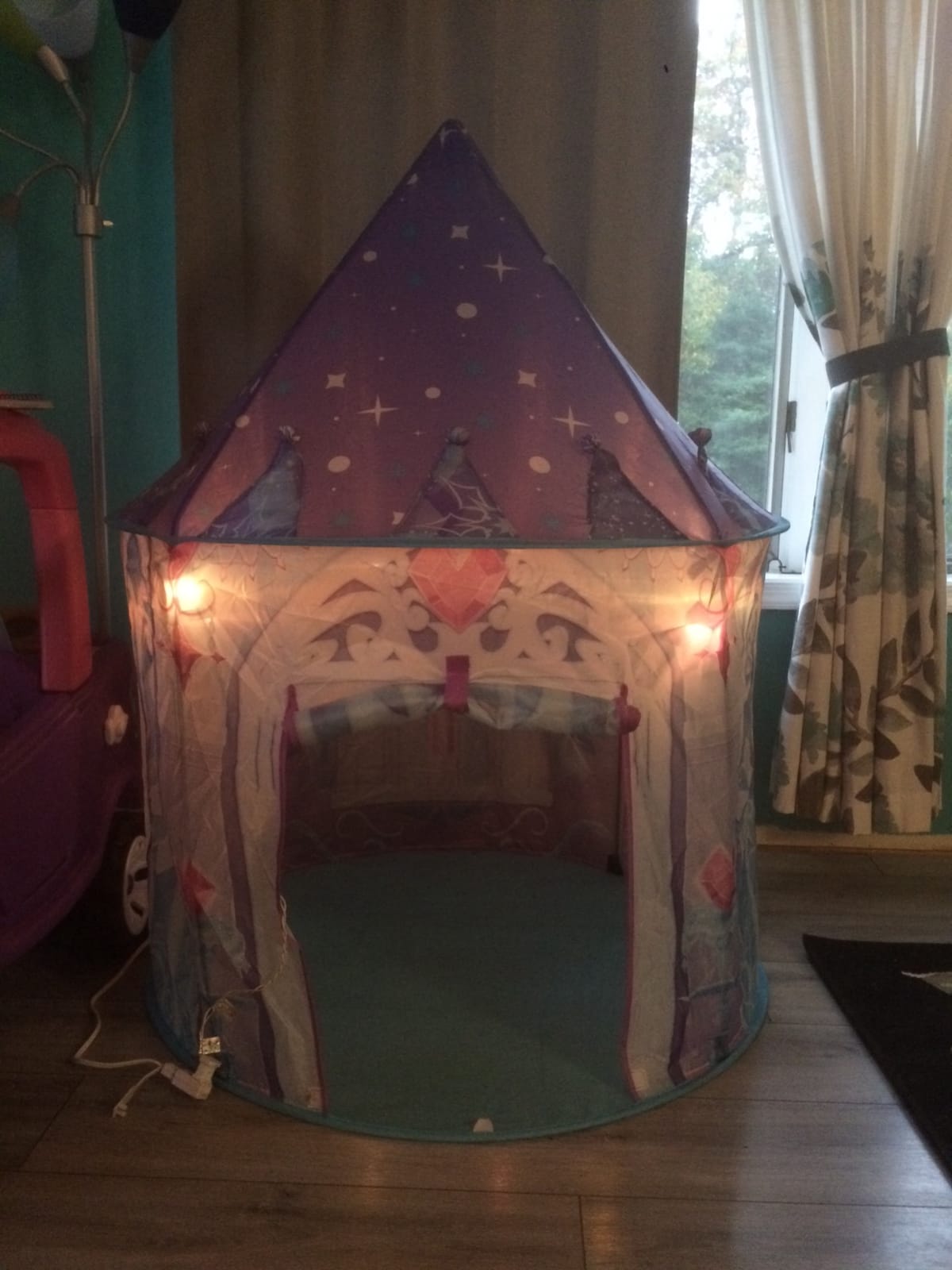 Kidodo Kids Play Tent Toy Children Pop Up Tent Kids Playhouse Indoor Outdoor Game Party Birthday Gifts Toddler for Boys Girls. Tunnel Foldable Tent for Baby Children customer photo 2