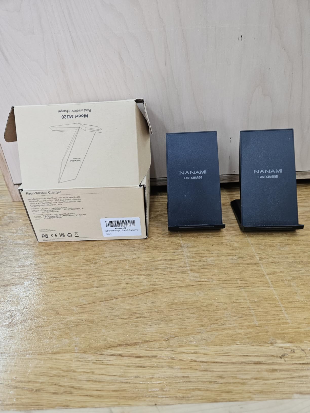 Fast Wireless Charger, [2 Pack] NANAMI Wireless Charging Stand Compatible with iPhone 17/17 Air/17 Pro/17 Pro Max/16/15/14/13, Desktop Nightstand Phone Charger Dock for Galaxy S26/S26+/S25/S24/S23/S22 customer photo 1