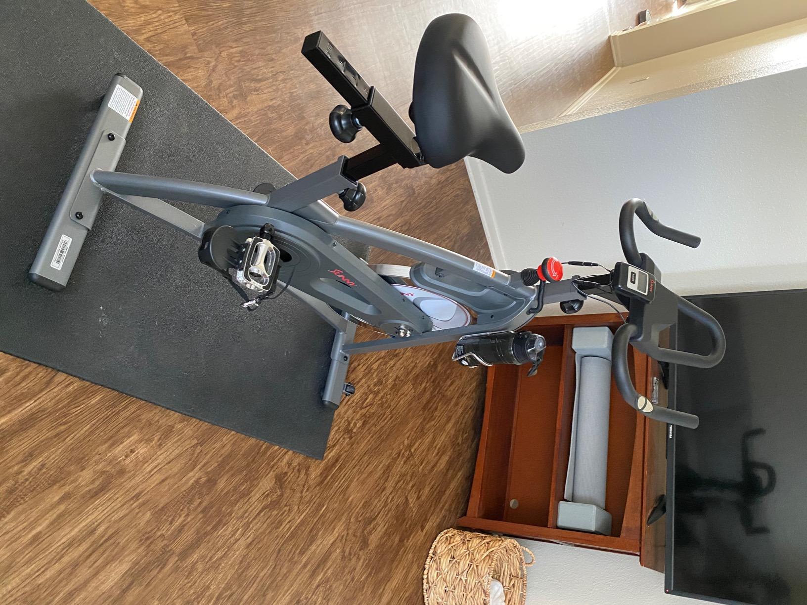 Sunny Health & Fitness Magnetic Exercise Bike for Indoor Cycling customer photo 2