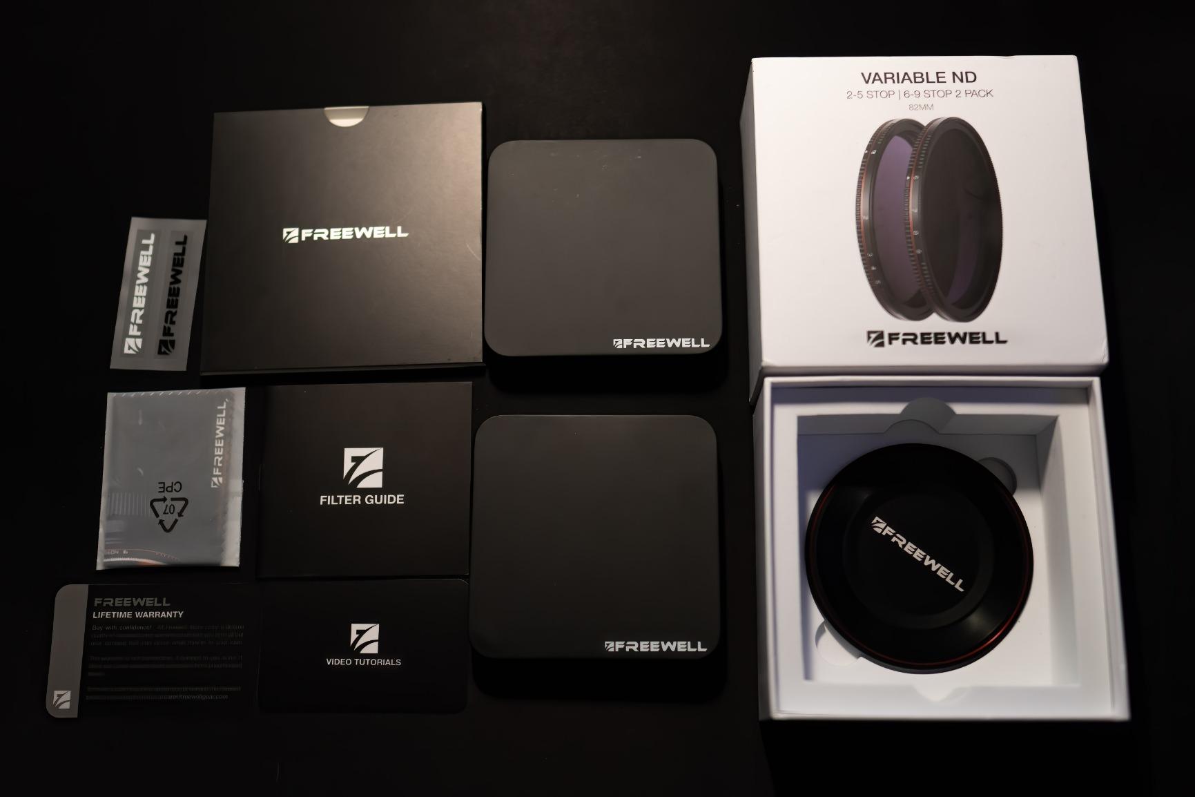 Freewell 82mm Threaded Hard Stop Variable ND Filter All Day 2 to 5 Stop & 6 to 9 Stop - 2Pack customer photo 2