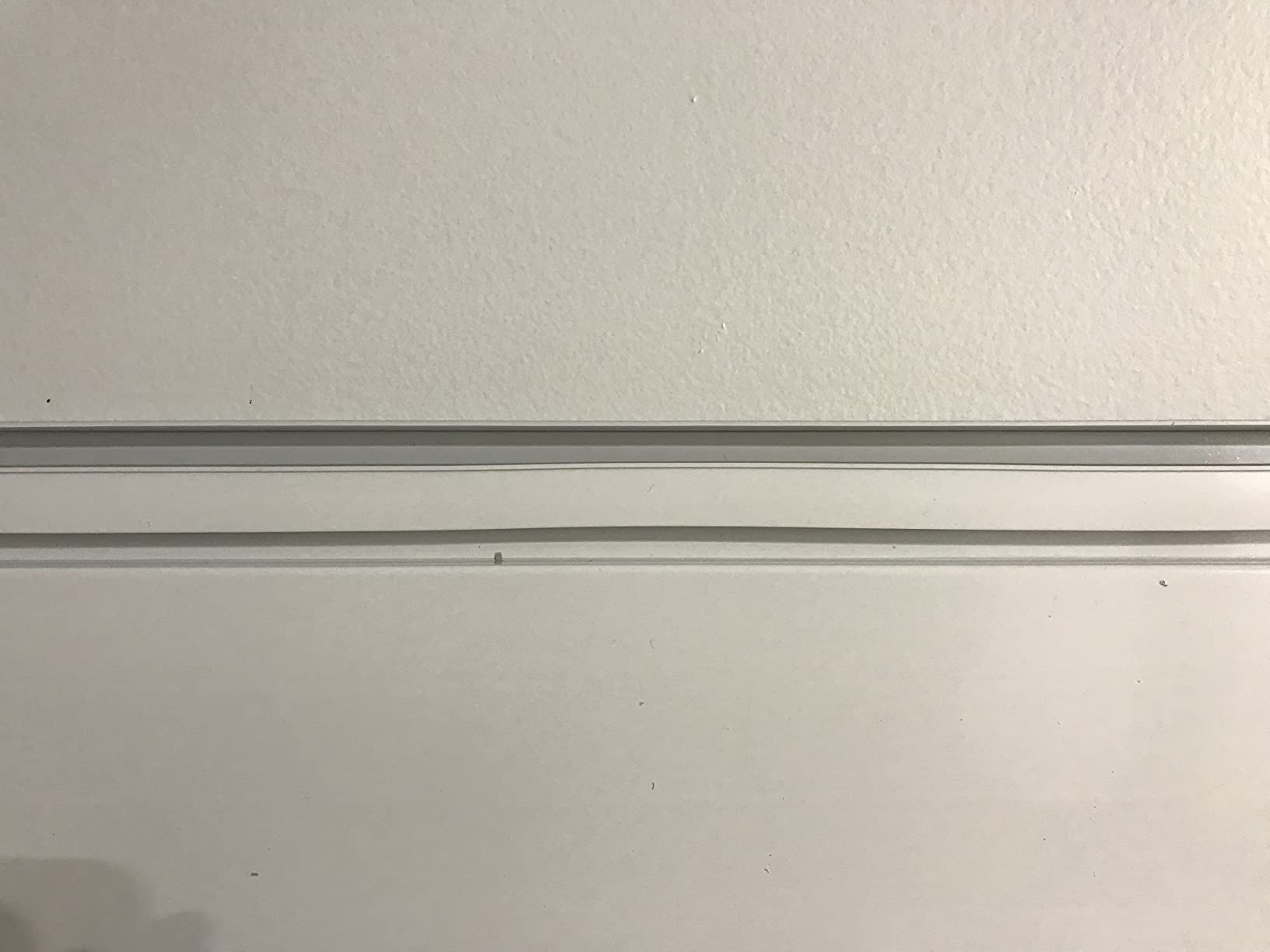 PROSLAT Garage Storage PVC Slatwall Panels - 2 Packs of 8 ft. x 4 ft. Sections (20 Single Slats which Make up 64 sq.ft) (White) customer photo 1