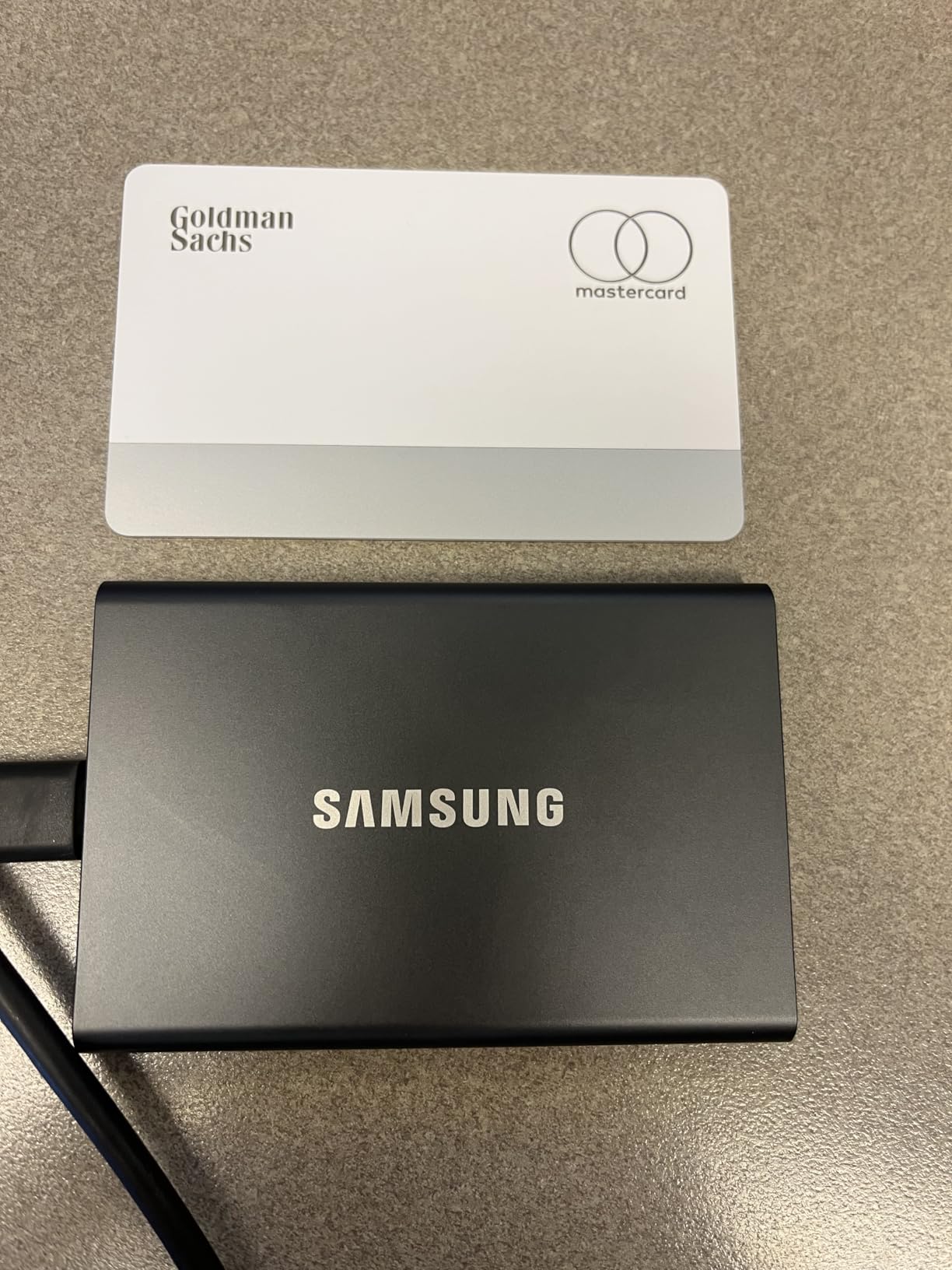 Samsung T7 Portable SSD 2TB Titan Gray, USB 3.2 Gen 2, Up to 1,050MB/s | Reliable External Solid State Drive Storage for Gaming, Students, Professionals (MU-PC2T0T/AM) customer photo 1