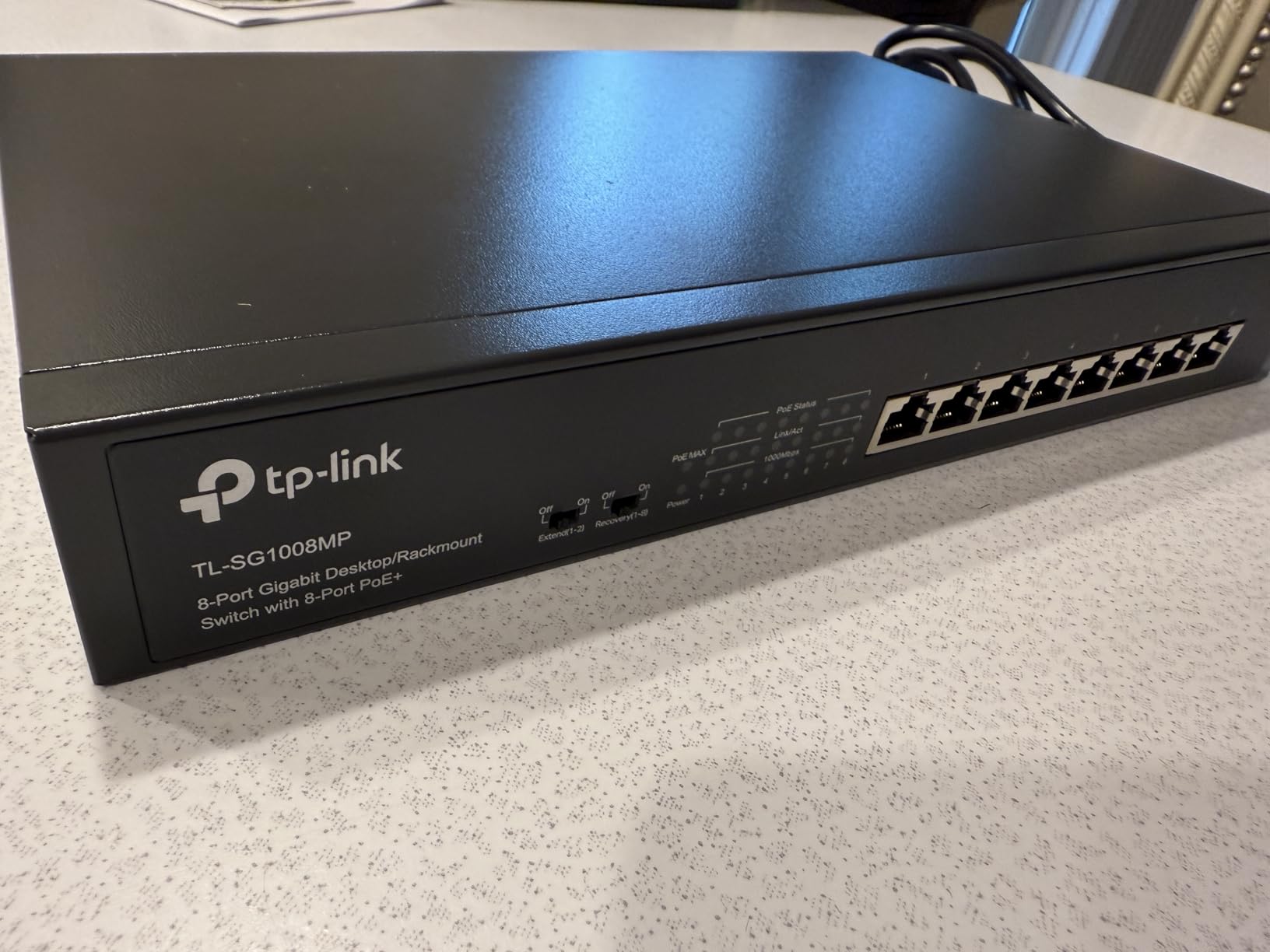 TP-Link TL-SG1218MPE 16 Port Gigabit Switch Easy Smart Managed 16 PoE+ @250W, 2 non-PoE ports, 2 combo SFP slots 3 Year Manufacturer Warranty QoS, Vlan, IGMP & LAG, Free Expert Help customer photo 1