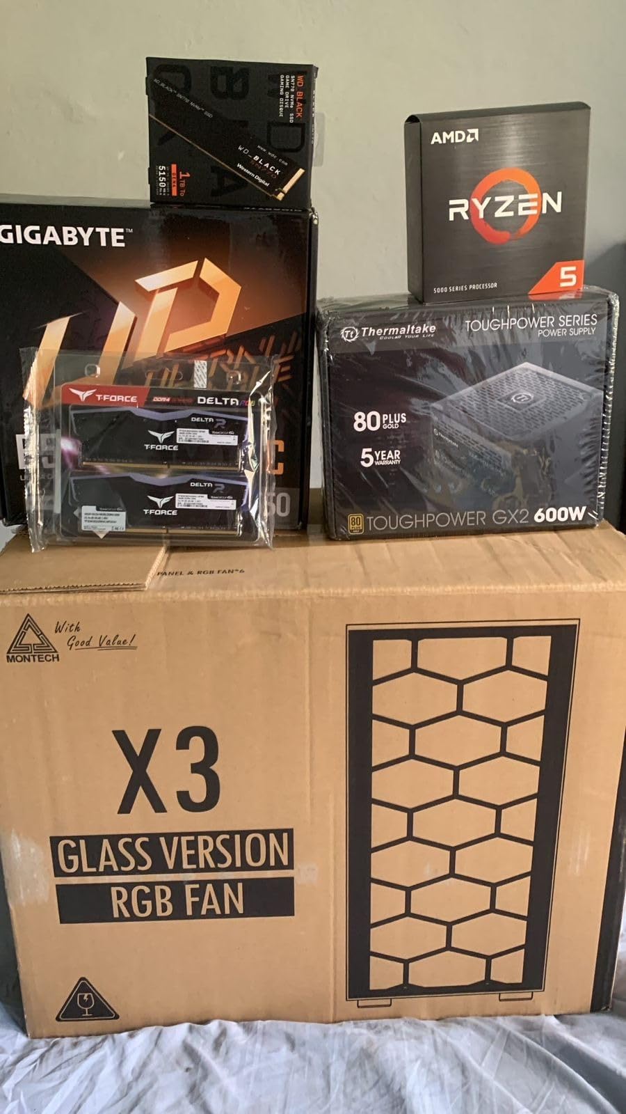 Thermaltake Toughpower GX2 80+ Gold 600W SLI/Crossfire Ready Continuous Power ATX 12V V2.4/EPS V2.92 Non Modular Power Supply 5 Year Warranty PS-TPD-0600NNFAGU-2 customer photo 1