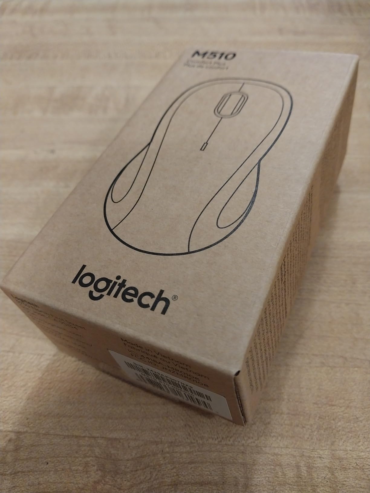 Logitech M510 Full Size Ambidextrous 2.4 GHz Wireless Mouse customer photo 1