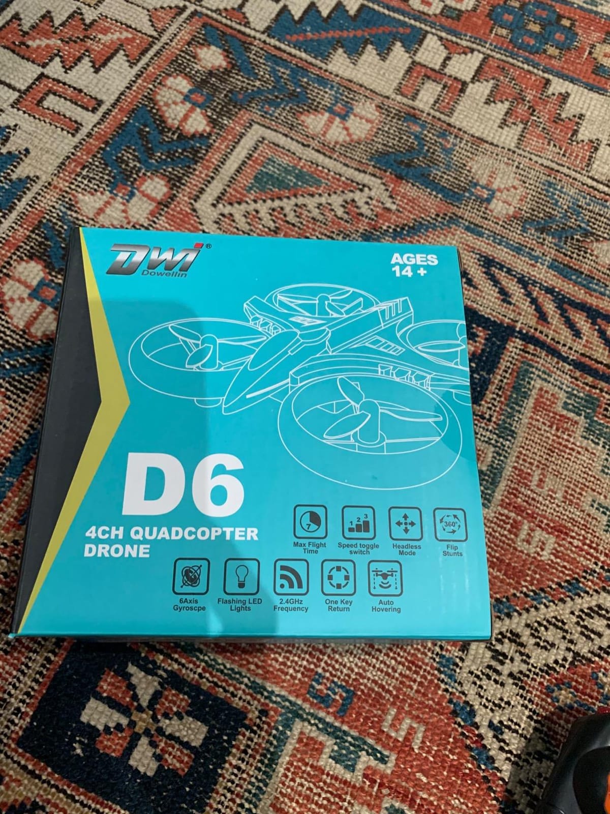 Dwi Dowellin Mini Drone for Kids Crash Proof LED Night Lights One Key Take Off Landing Flips RC Remote Control Small Flying Toys Drones for Beginners Boys and Girls Adults Nano Quadcopter, Green customer photo 2