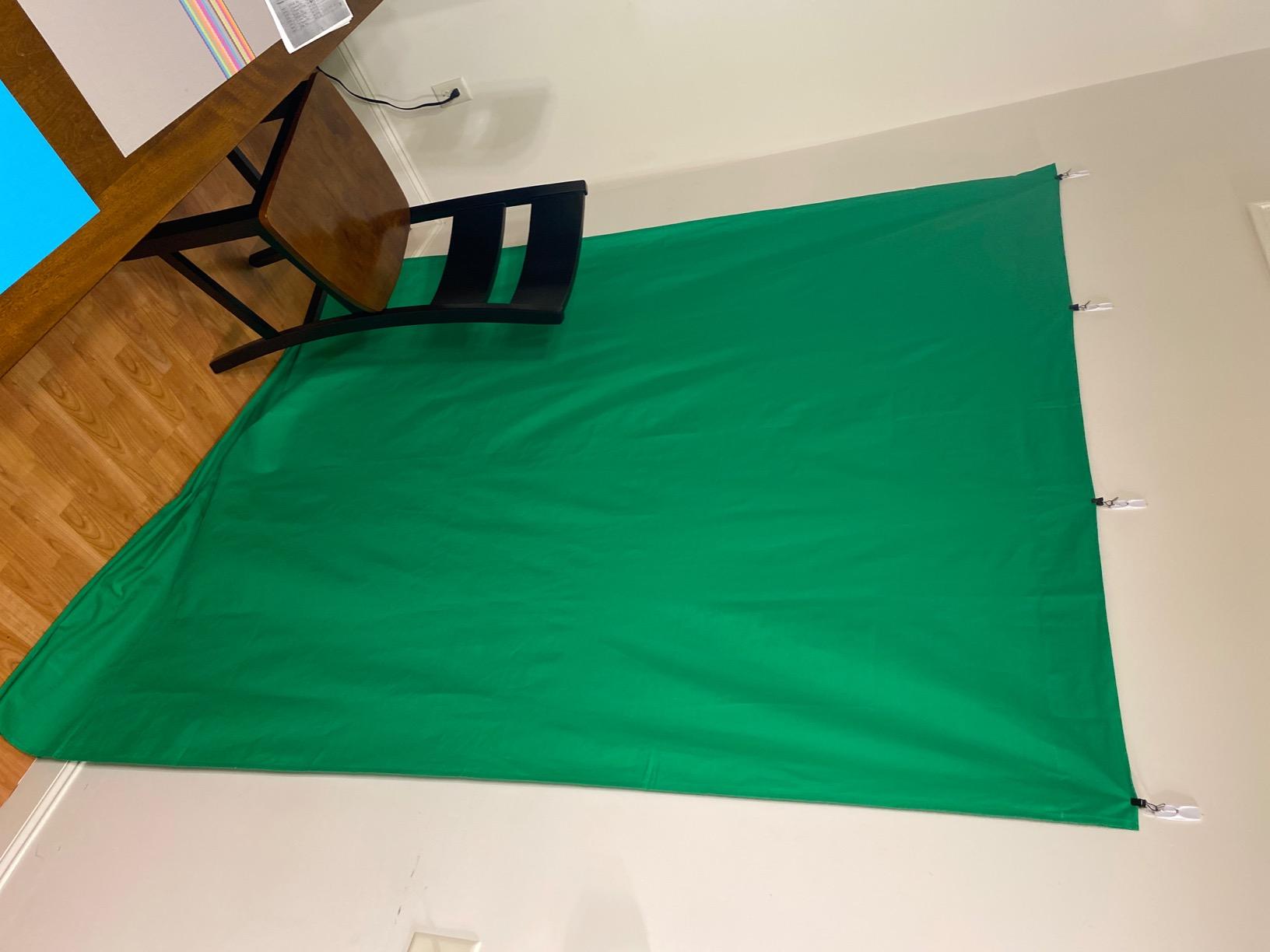EMART 5x7Ft Green Screen Backdrop,Photography Greenscreen Background customer photo 2