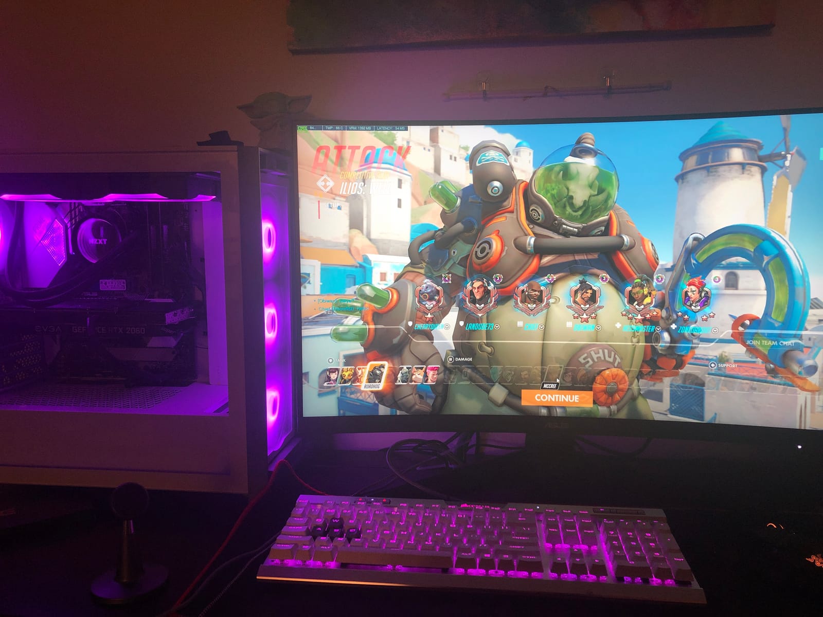 ASUS TUF 32 Inch Curved Gaming Monitor - QHD (2560 x 1440), 165Hz (Supports 144Hz), 1ms, Extreme Low Motion Blur, Speaker, FreeSync Premium, VESA Mountable, DisplayPort, HDMI - VG32VQ1B customer photo 1