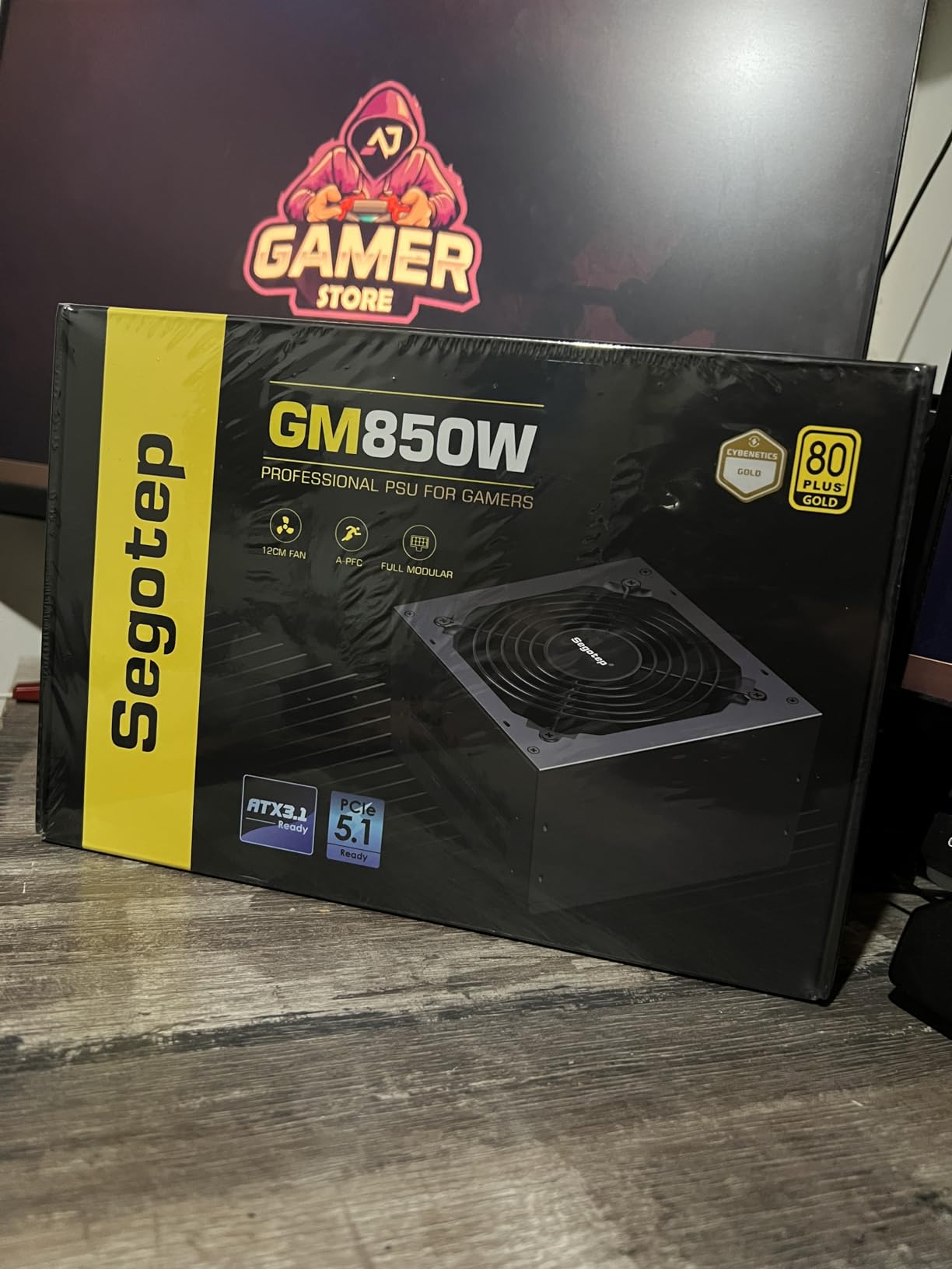 Segotep GM850 850W Power Supply, 80 Plus Gold Certified, PCIe 5.1 & ATX 3.1 customer photo 2