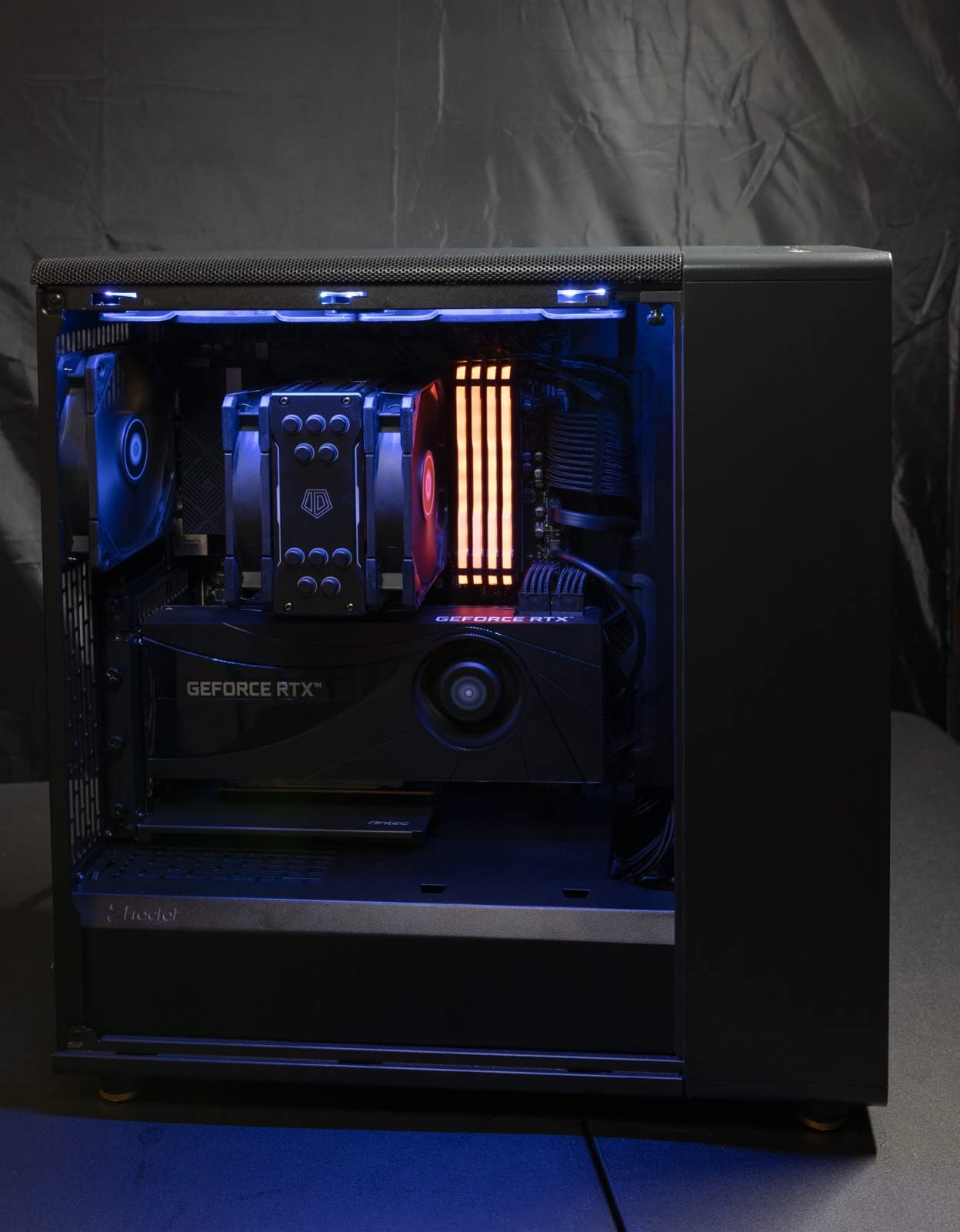 ID-COOLING SE-225-XT Black CPU Air Cooler, 5 Heatpipes, Dual 120mm PWM Fans customer photo 2