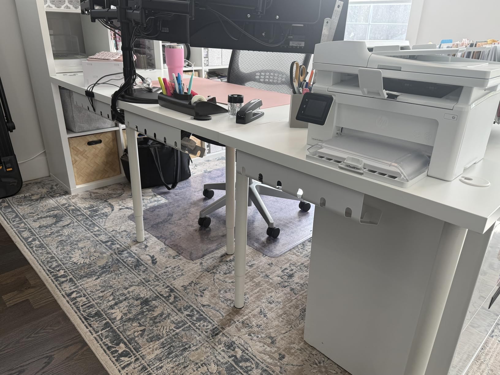 PAMO Cable Management Under Desk, Set of 2 - Black customer photo 2