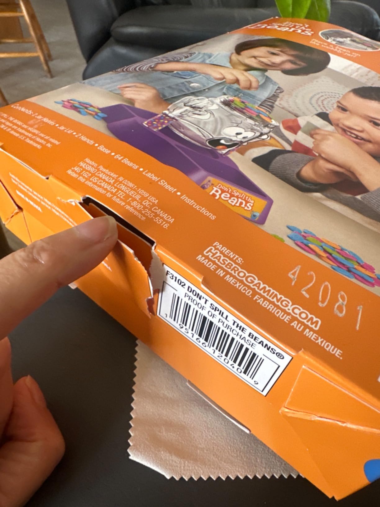 Hasbro Gaming Don't Spill The Beans Game for Kids, Easy and Fun Balancing Game for Children Ages 3 and Up, Easter Gifts for Boys and Girls, Preschool Games for 2 Players, Kids Board Games customer photo 1
