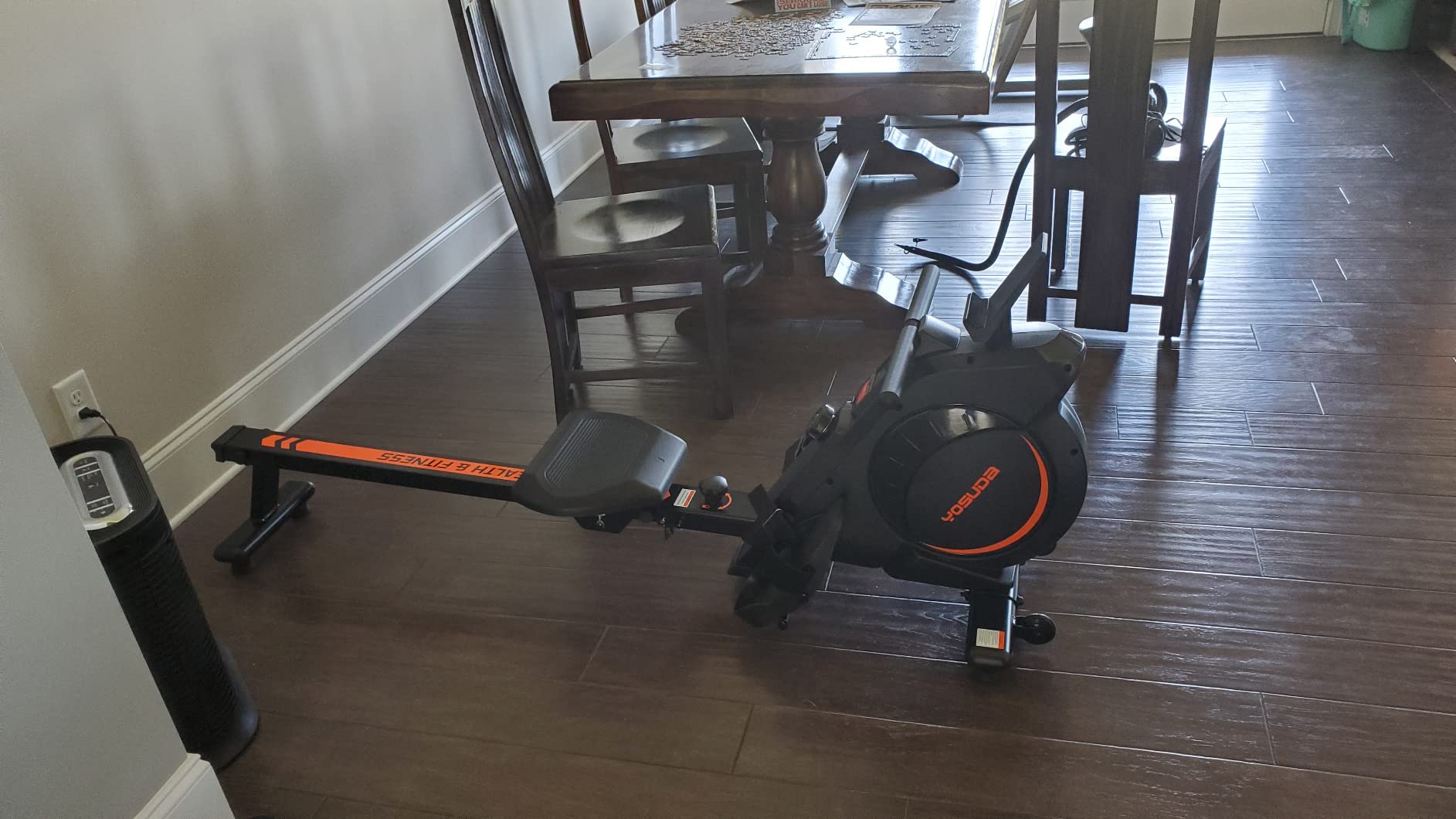 YOSUDA Rowing Machine for Home, Magnetic Rower with 16-Level Resistance customer photo 1