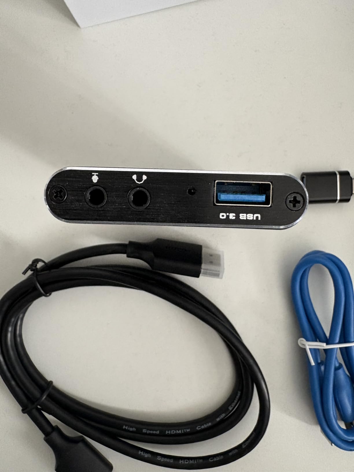Capture Card, 4K HDMI Video Capture Card, Game Capture Card, 1080P 60FPS Video Capture Device, HDMI to USB 3.0 Capture Card for Streaming, Work with Camera/Xbox/PS4/PS5/PC/OBS customer photo 1