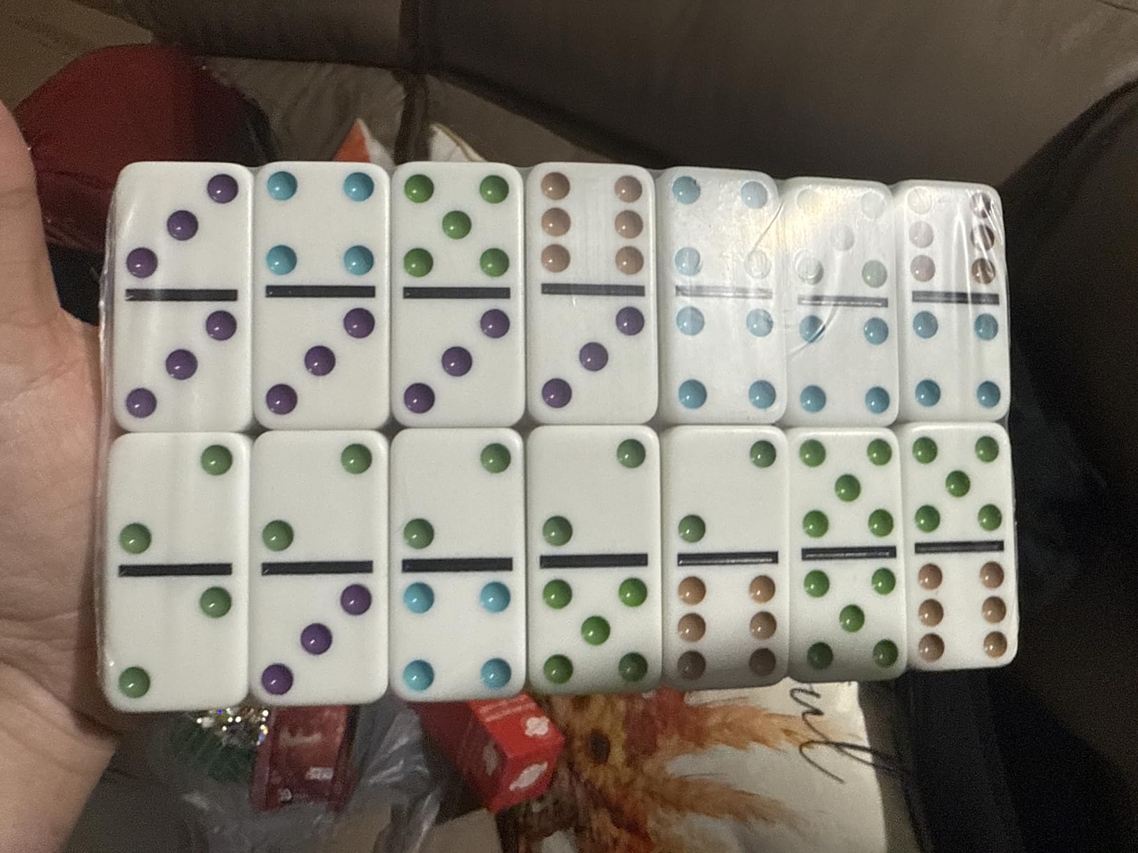 Front Porch Classics | Double 6 Travel Tin Domino Set from, for 1 to 4 Players Ages 6 and up customer photo 2