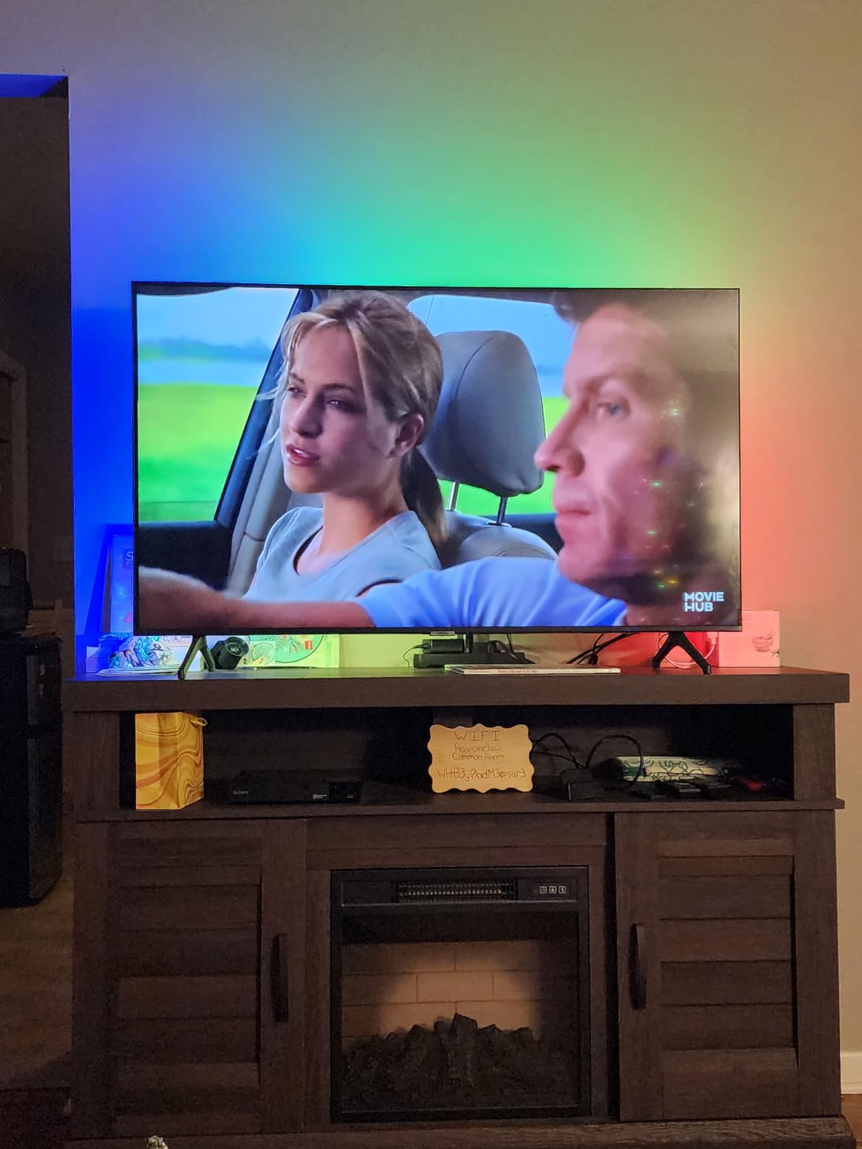 Daymeet LED Lights for TV, 9.8FT RGB TV LED Backlight for 32-43 inch TVs, USB Strip Lights Behind TV, Color Changing Sync with Music, Bluetooth App Controlled Led Lights for Bedroom Gaming Home Decor customer photo 2