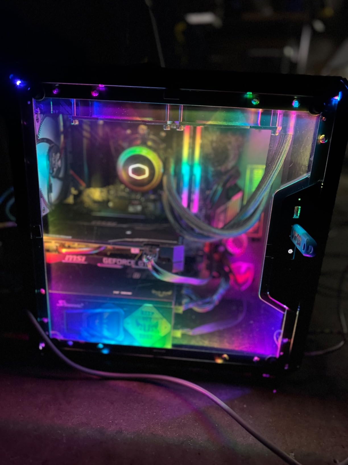 ASUS TUF Gaming A520M-PLUS (WiFi) AMD AM4 (3rd Gen Ryzen™) microATX Gaming Motherboard (M.2 Support, 802.11ac Wi-Fi, DisplayPort, HDMI, D-Sub, USB 3.2 Gen 1 Type-A and Aura Addressable Gen 2 headers) customer photo 1