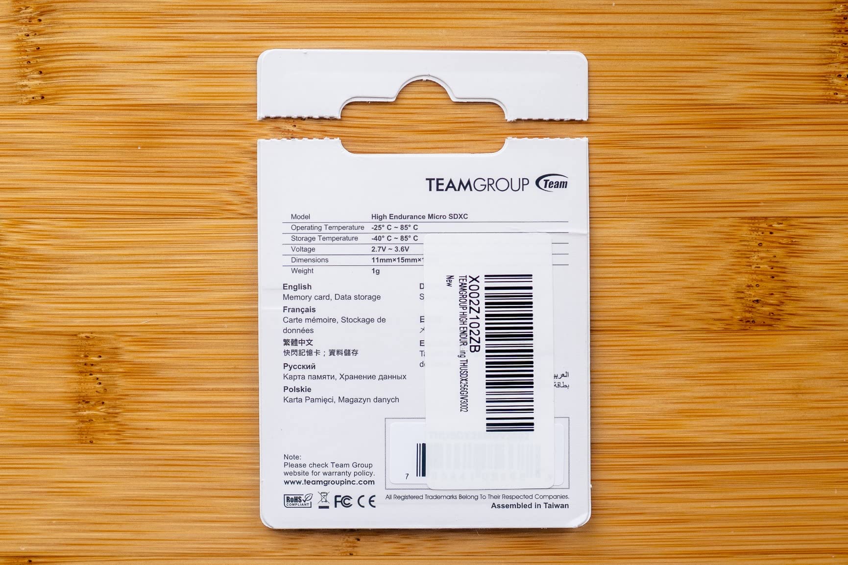 TEAMGROUP HIGH Endurance 256GB Micro SDXC UHS-I U3 V30 4K 100MB/s (Designed for Monitoring) Stable Durable Long Lasting Flash Memory Card, Support 4K & Full HD Video Recording TTUSDX256GIV3002 customer photo 2