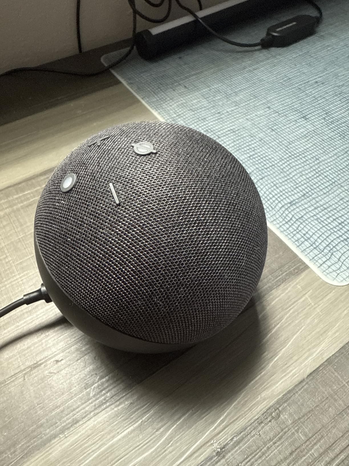 Amazon Echo Dot (newest model) - Vibrant sounding speaker, Designed for Alexa+, Great for bedrooms, dining rooms and offices, Charcoal customer photo 2