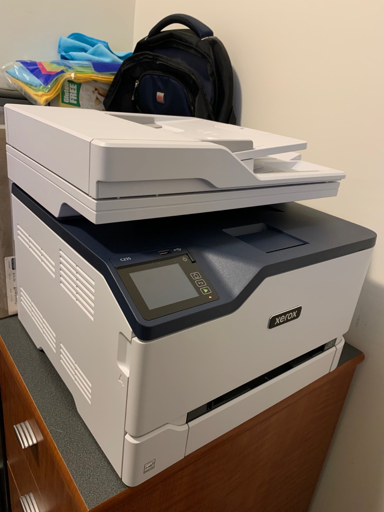 Xerox C235dni Wireless Color Laser All-in-One Printer | Color Print, Scan, Copy & Fax, 24 ppm performance, reliable wireless connectivity, ideal for hybrid & small businesses customer photo 1
