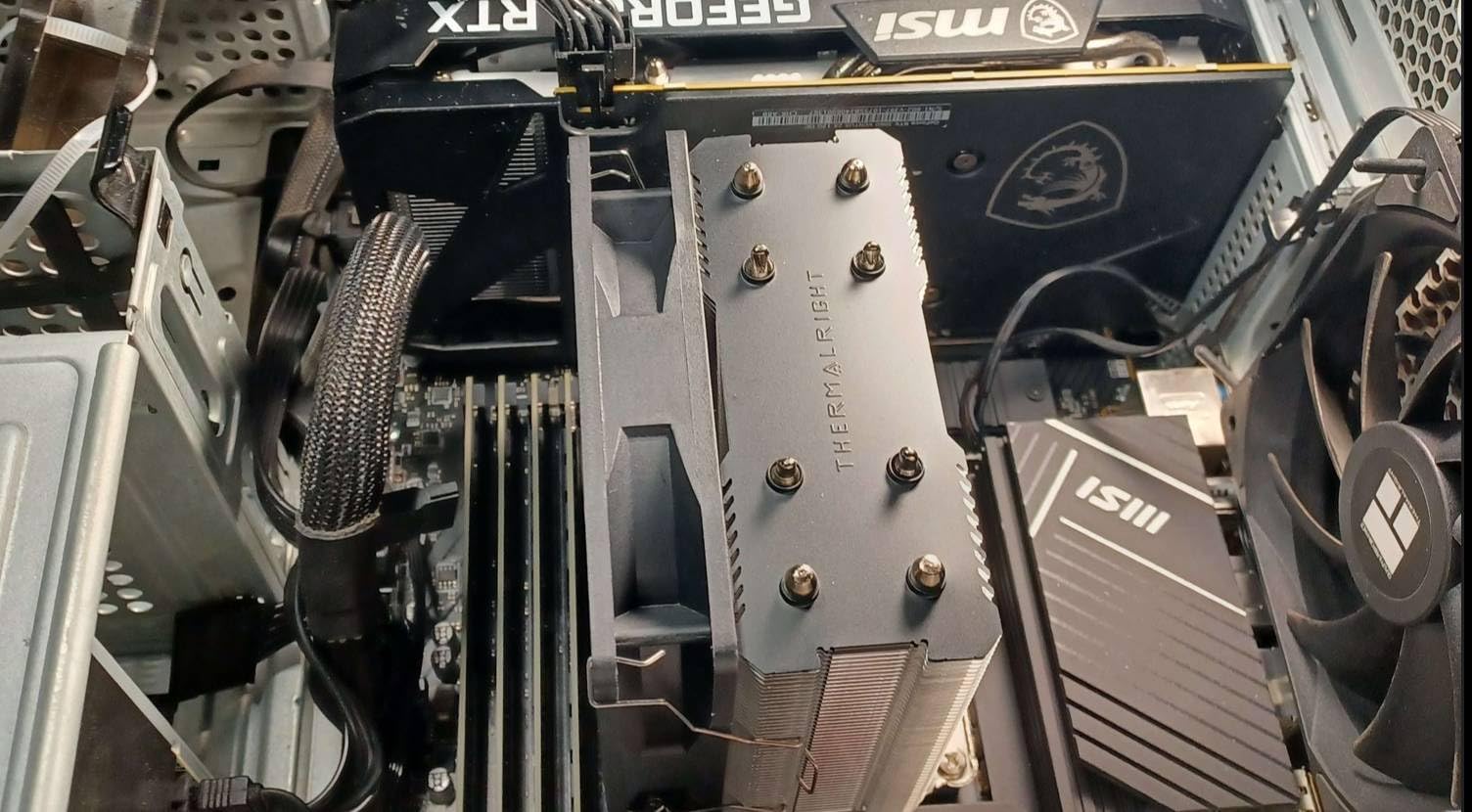 Thermalright Assassin X120 Refined SE CPU Air Cooler, 4 Heat Pipes, TL-C12C PWM Fan, Aluminium Heatsink Cover, AGHP Technology, for AMD AM4/AM5/Intel LGA 1150/1151/1155/1200/1700/1851(AX120 R SE) customer photo 2