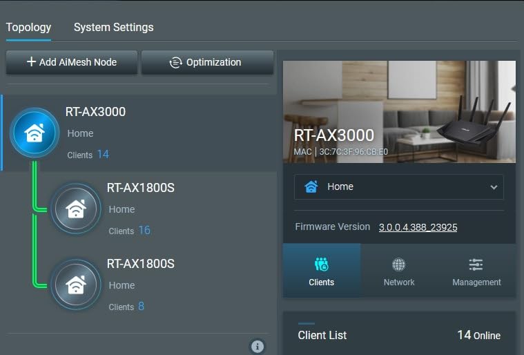 ASUS RT-AX1800S Dual Band WiFi 6 Extendable Router, Subscription-Free Network Security, Parental Control, Built-in VPN, AiMesh Compatible, Gaming & Streaming, Smart Home customer photo 1