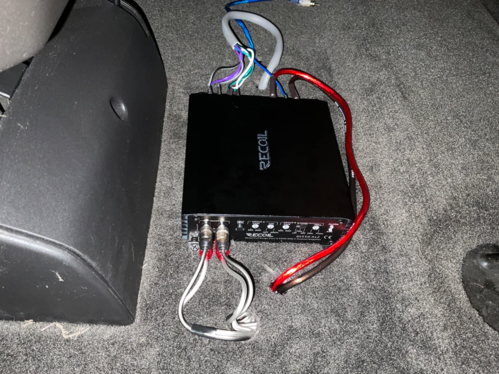 Recoil DI550.4 Full-Range Class-D 4-Channel Car Audio Amplifier 1040W customer photo 2