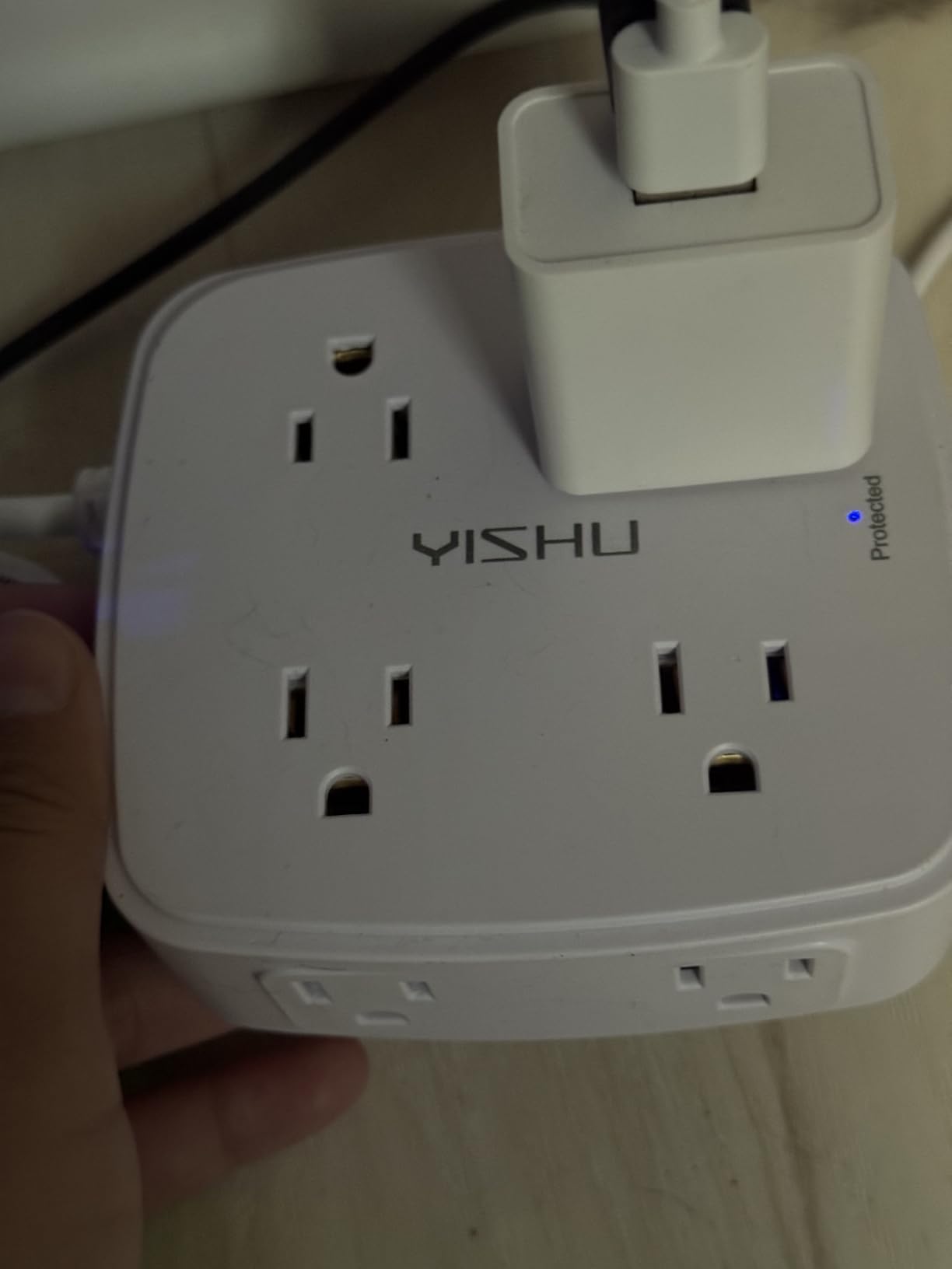 YISHU 6Ft Surge Protector Power Strip with 8 Widely Outlets & 4 USB Ports customer photo 2