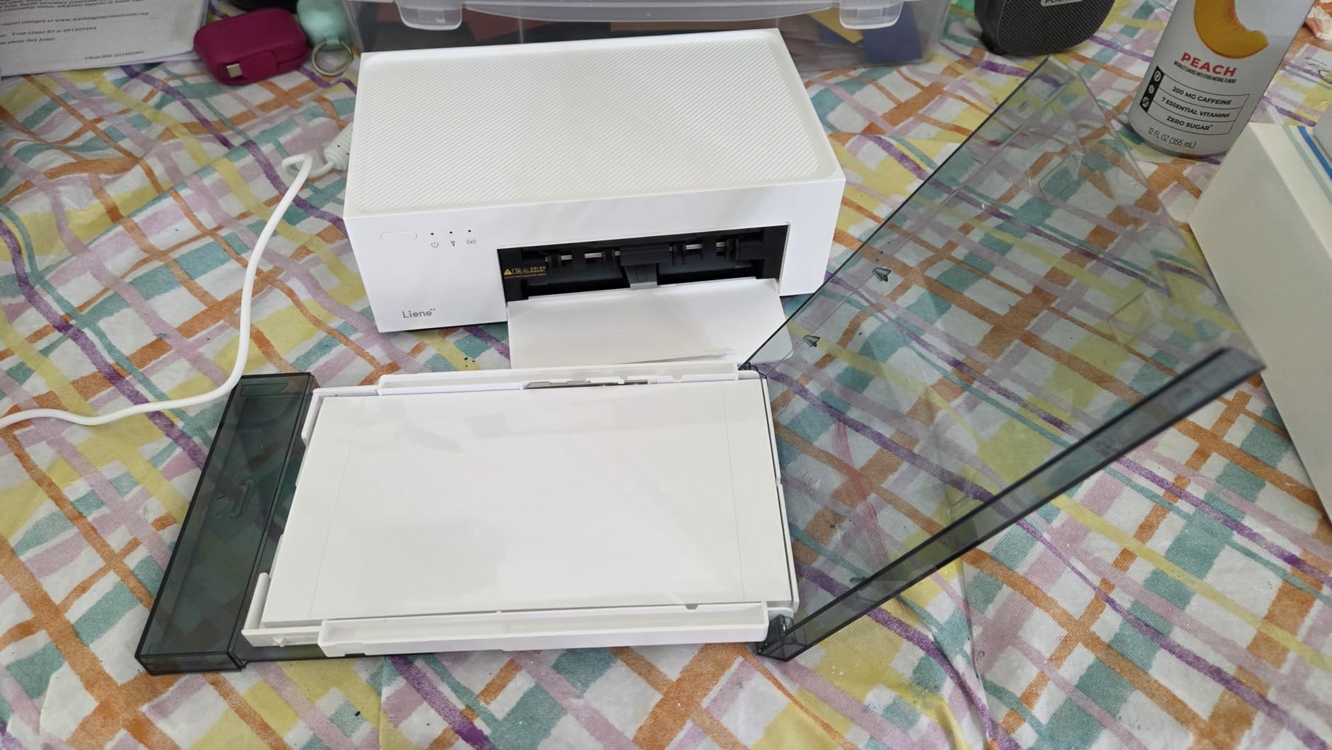 Liene M100 4x6'' Photo Printer, Phone Printer 100 Sheets & 3 Cartridges, Full-Color Photo, Portable Instant Photo Printer for iPhone Android, Thermal Dye Sublimation, Wi-Fi Picture Printer 100 Papers customer photo 2