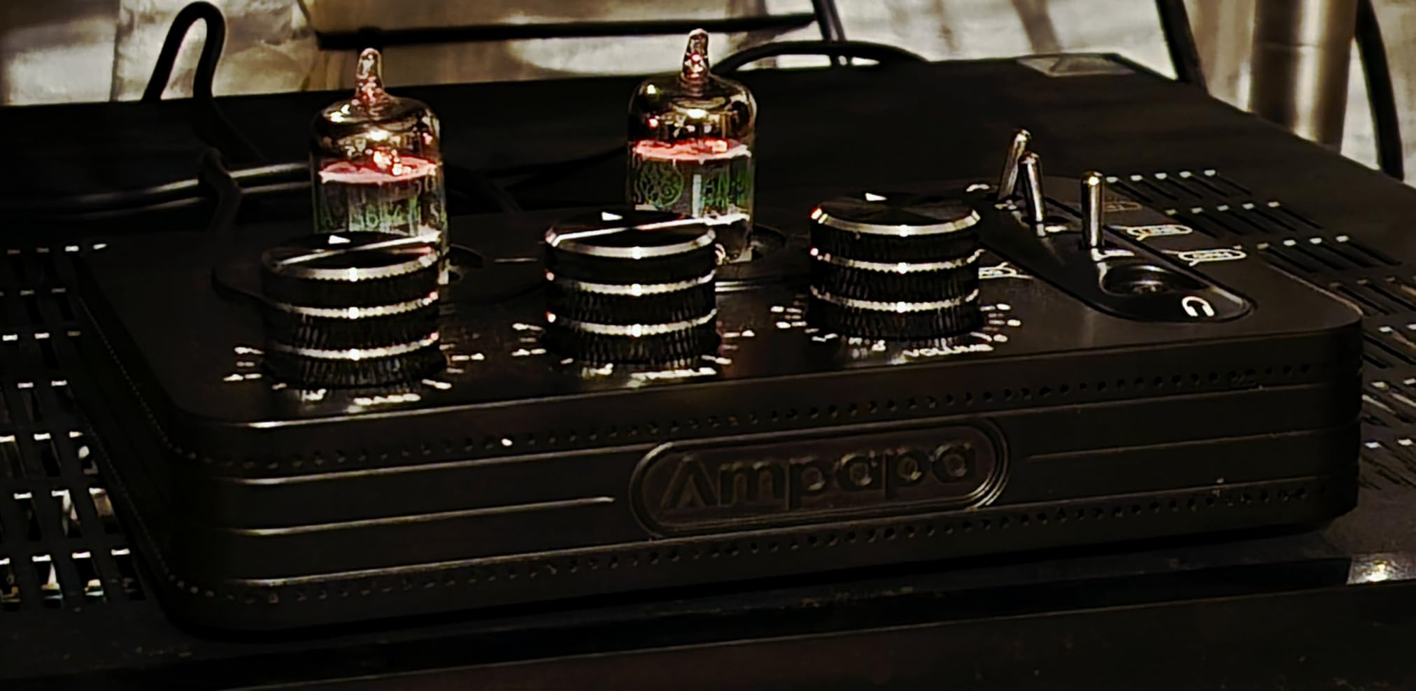 A1 Vacuum Tube Phono Preamp, Headphone Amp, Hi-Fi Audiophile Preamplifier for MM Turntable Record Player with Tone Control for Home Stereo Audio System customer photo 1