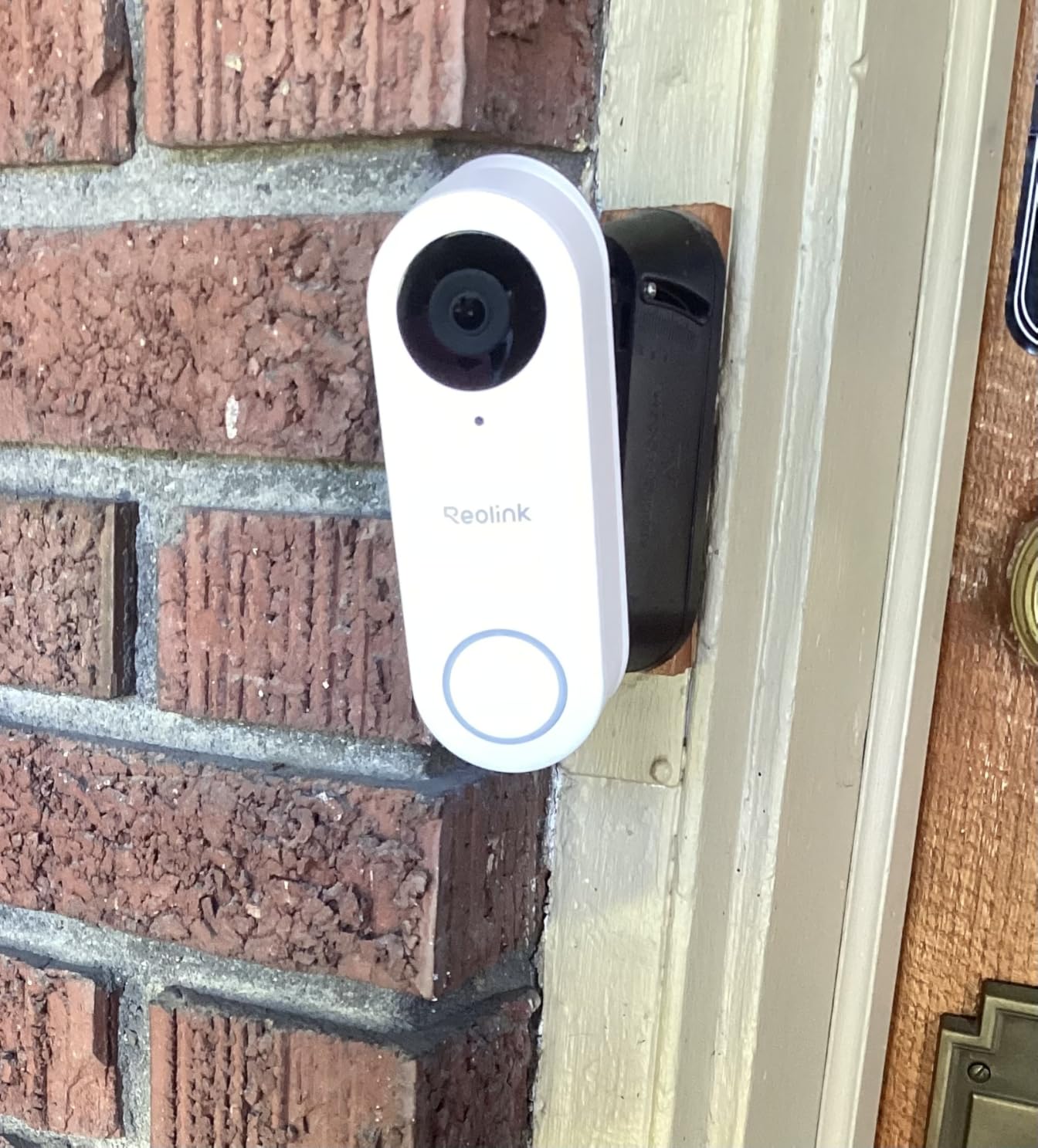 REOLINK Video Doorbell WiFi 2K Wired Camera, 4:3 Wide View Outdoor Camera | No Subscription Local Storage, AI Detection, 5G&2.4G WiFi, Two-Way Talk, Front Door Home Security, Customized Reolink Chime customer photo 1