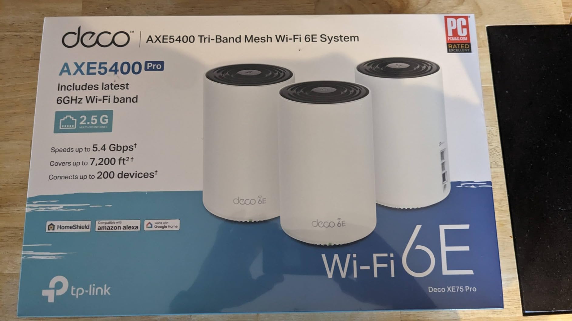 TP-Link Deco XE75 Pro AXE5400 Tri-Band WiFi 6E Mesh System (3-Pack) customer photo 2