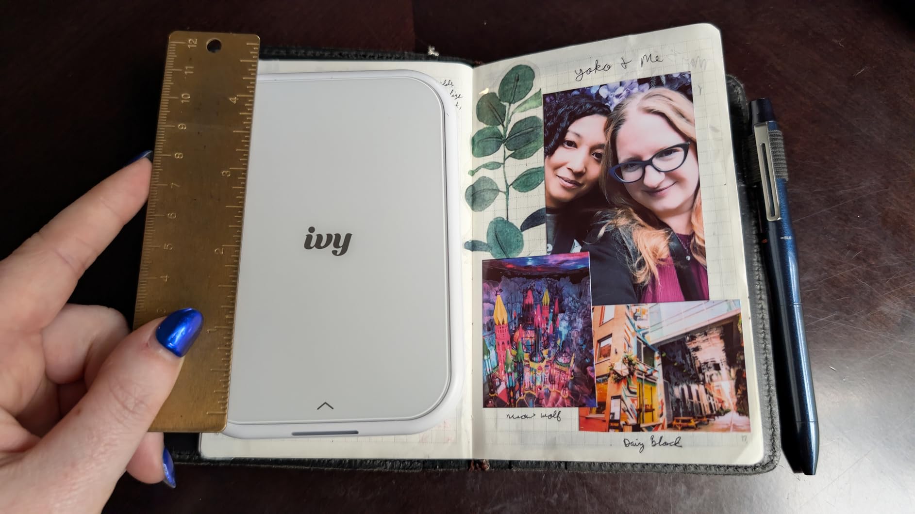 Canon Ivy 2 Mini Photo Printer, Print from Compatible iOS & Android Devices, Sticky-Back Prints, Pure White customer photo 1