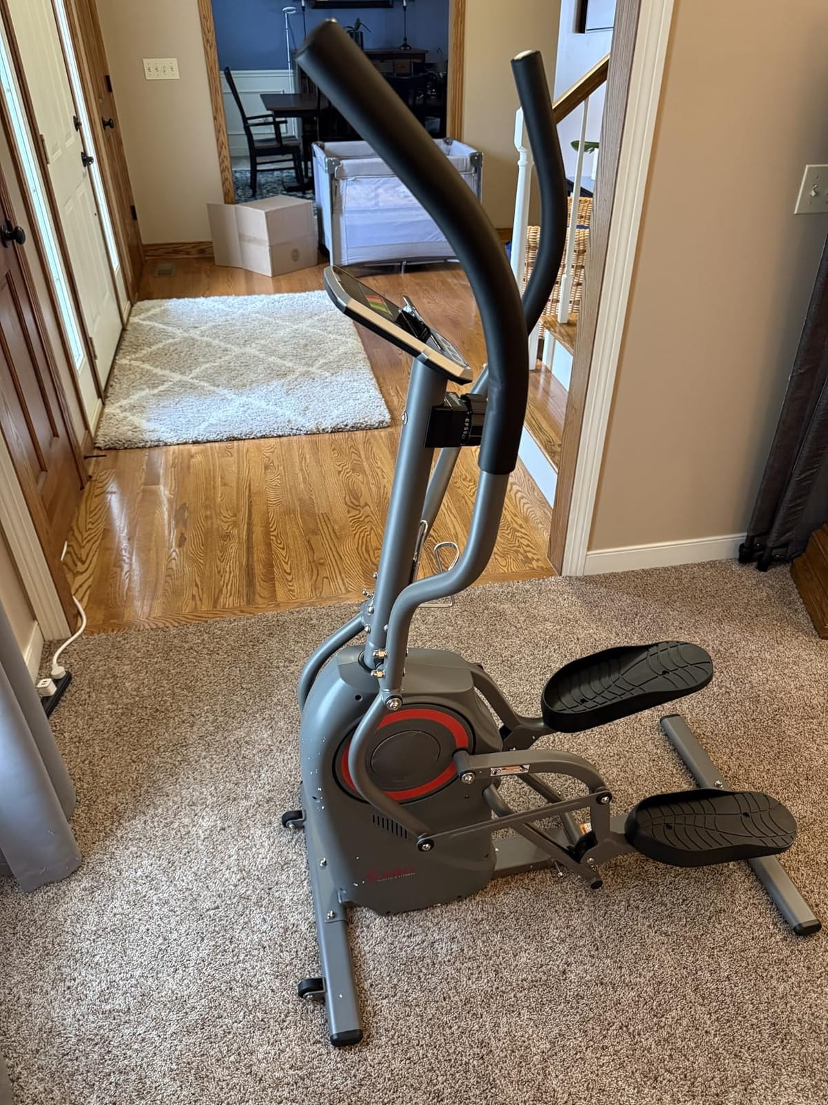 Sunny Health & Fitness Elliptical Exercise Machine with Long Stride Workout customer photo 2