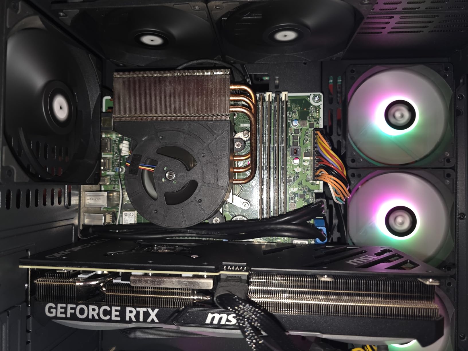 Thermalright TL-C12C X3 CPU Fan 120mm Case Cooler Fan, 4pin PWM Silent Computer Fan with S-FDB Bearing Included, up to 1550RPM Cooling （3 Quantities） customer photo 1