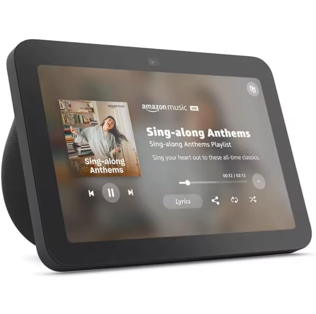 Like-New Amazon Echo Show 8, With Spatial Audio, Smart Home Hub, ideal for open living spaces, Designed for Alexa+, Charcoal customer photo 2