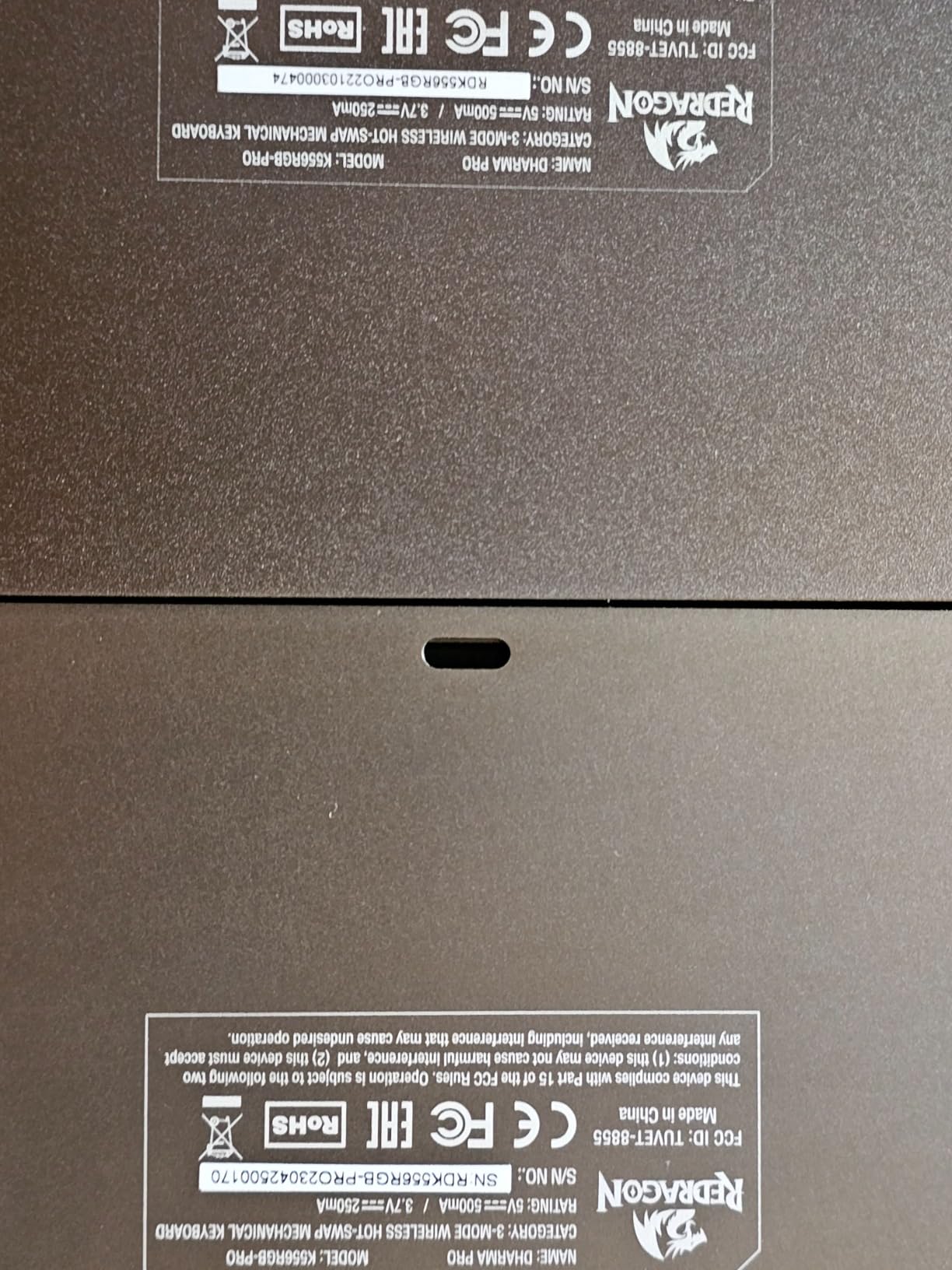 Redragon K556 PRO Wireless RGB Mechanical Gaming Keyboard, 104-Key Aluminum customer photo 1