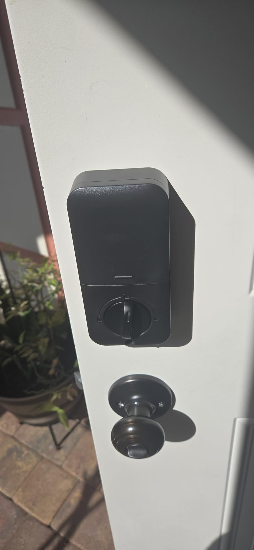 Veise KS02A Fingerprint Door Lock, Keypad Deadbolt, Matte Black | Keyless Entry, AI Fingerprint, 20 Codes, Auto Lock, Anti-Peeping Code, IP54 Waterproof, Electronic Deadbolt for Front Door customer photo 2