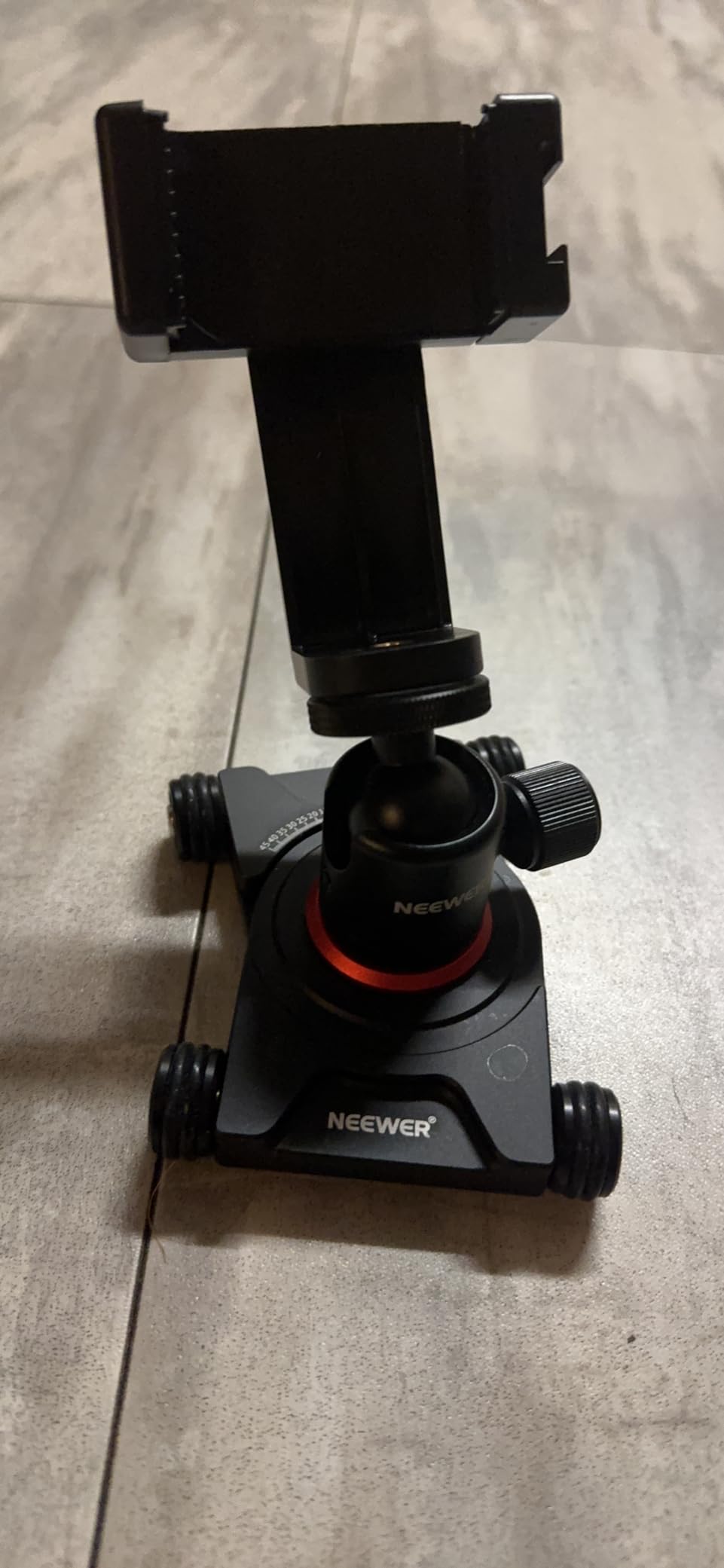 NEEWER Camera Slider Dolly with Ball Head & Phone Clamp, 4 Wheeled, SD001 customer photo 1