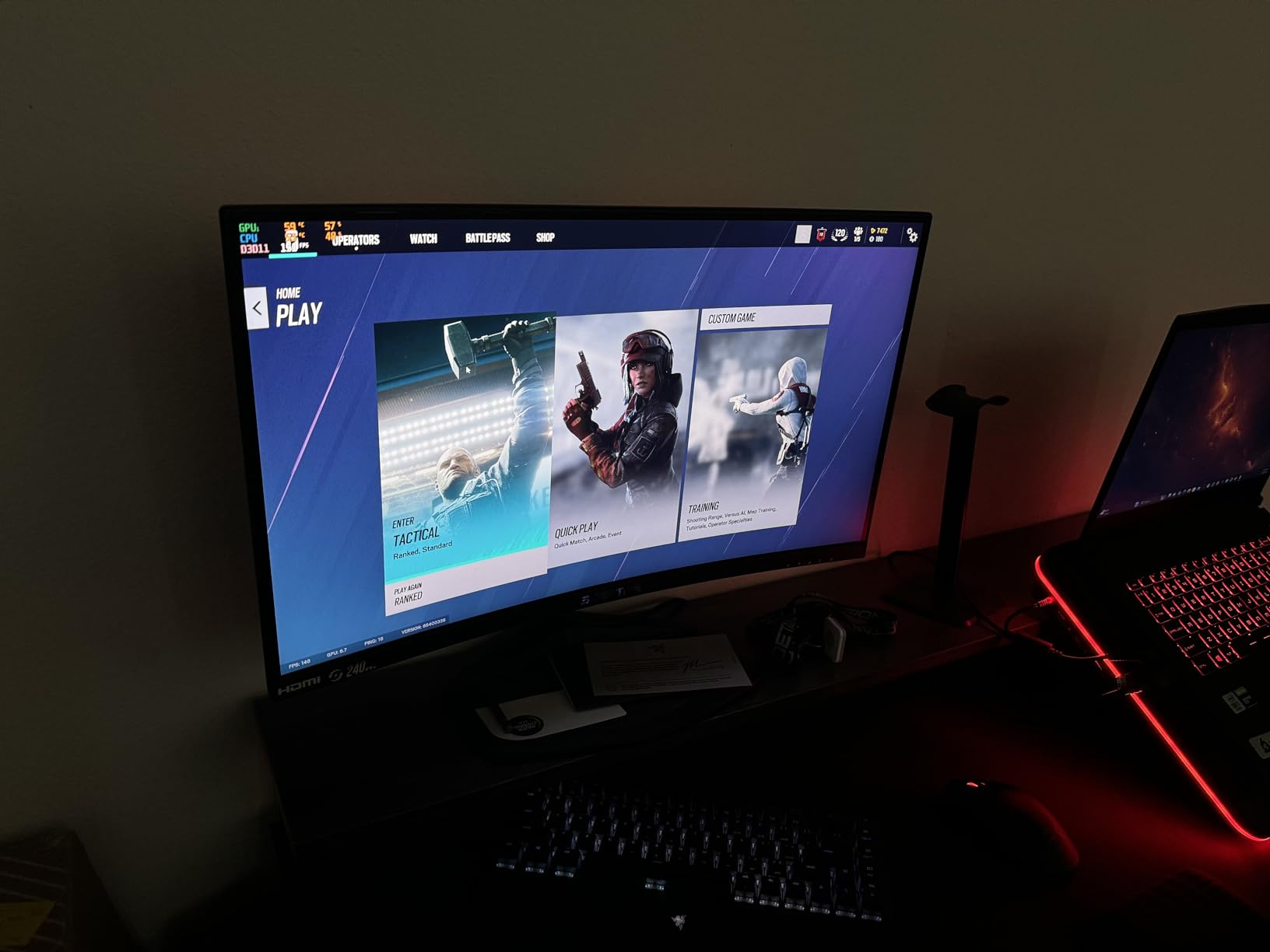 Sceptre Curved 24.5-inch Prime Gaming Monitor up to 240Hz 1080p R1500 1ms DisplayPort x2 HDMI x2 Blue Light Shift Build-in Speakers, Machine Black 2025 (C255B-FWT240 Series) customer photo 2