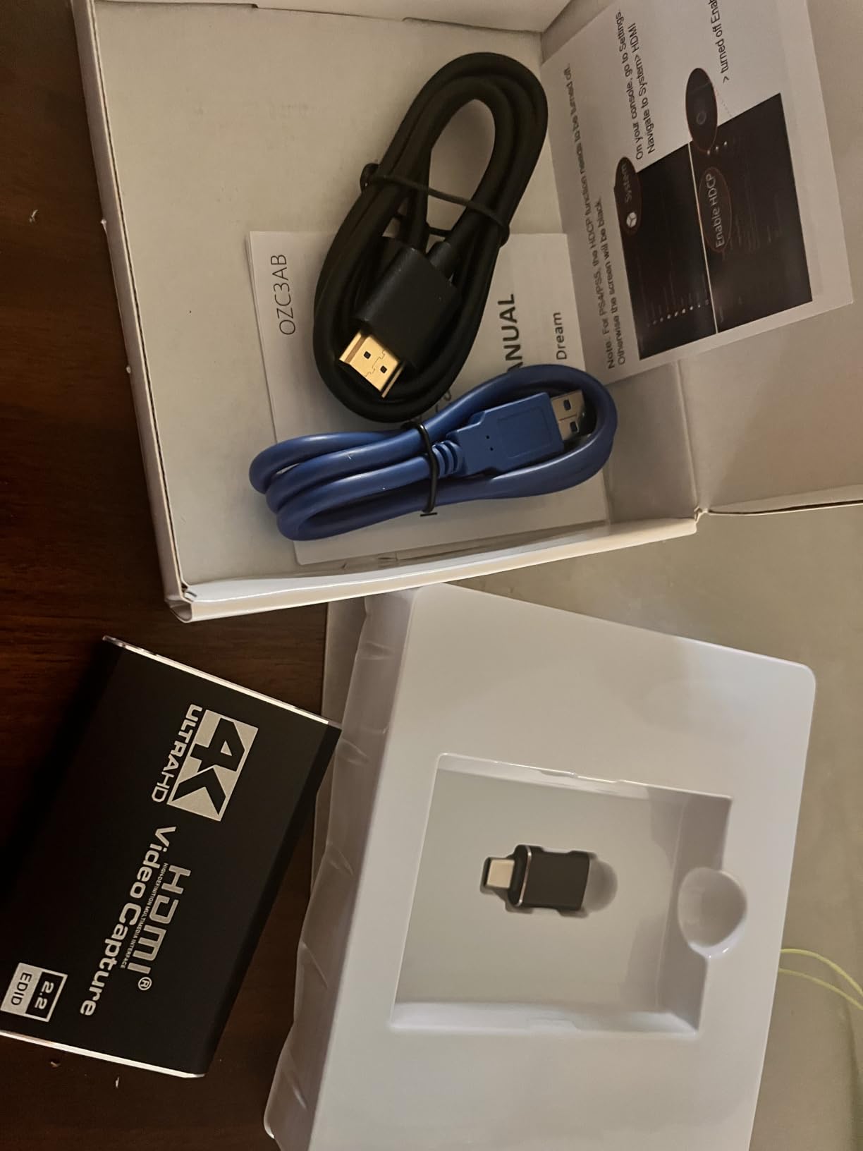 Capture Card 4K HDMI Video Streaming to USB 3.0 1080P 60FPS Capture Device | Audio Video Capture, 4K HDMI Loop-Out, Work for PS5/PS4/Switch/Xbox/PC/Camera/OBS, Game Screen Recorder Streaming Equipment customer photo 1