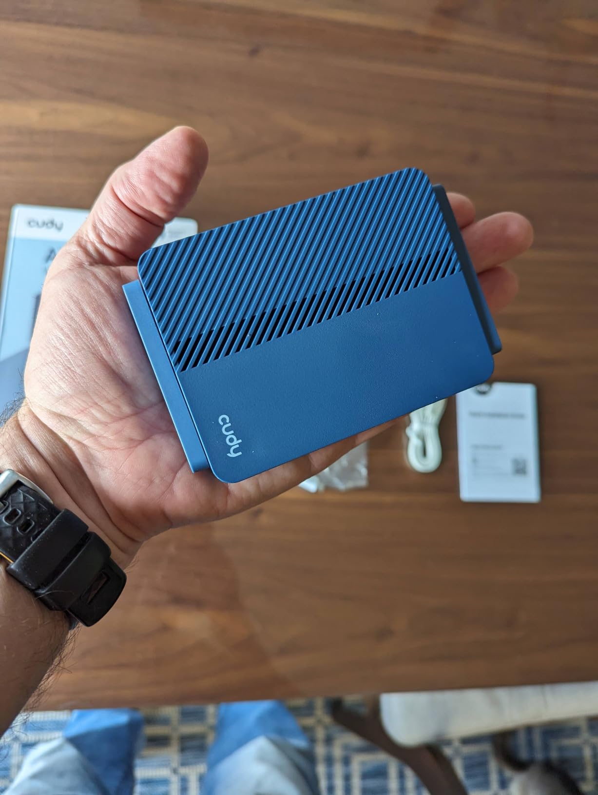 Cudy AX3000 Pocket-Sized Wi-Fi 6 Travel Router, 6-in-1 Modes, VPN, TR3000 customer photo 1