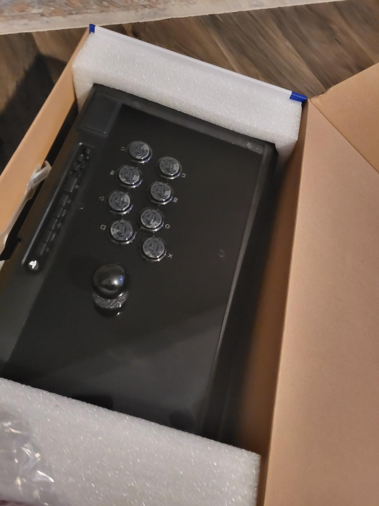 Qanba Q7 Obsidian 2 Wired Joystick for PlayStation 5/4 and PC (Fighting Stick) Officially Licensed Sony Product customer photo 1
