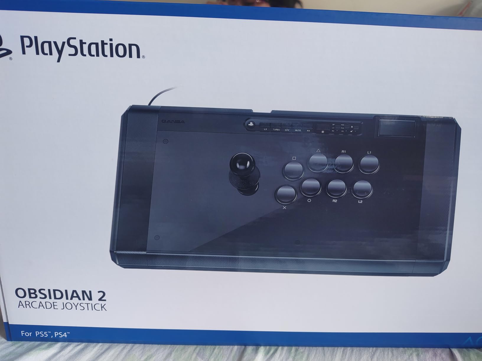 Qanba Q7 Obsidian 2 Wired Joystick for PlayStation 5/4 and PC (Fighting Stick) Officially Licensed Sony Product customer photo 2