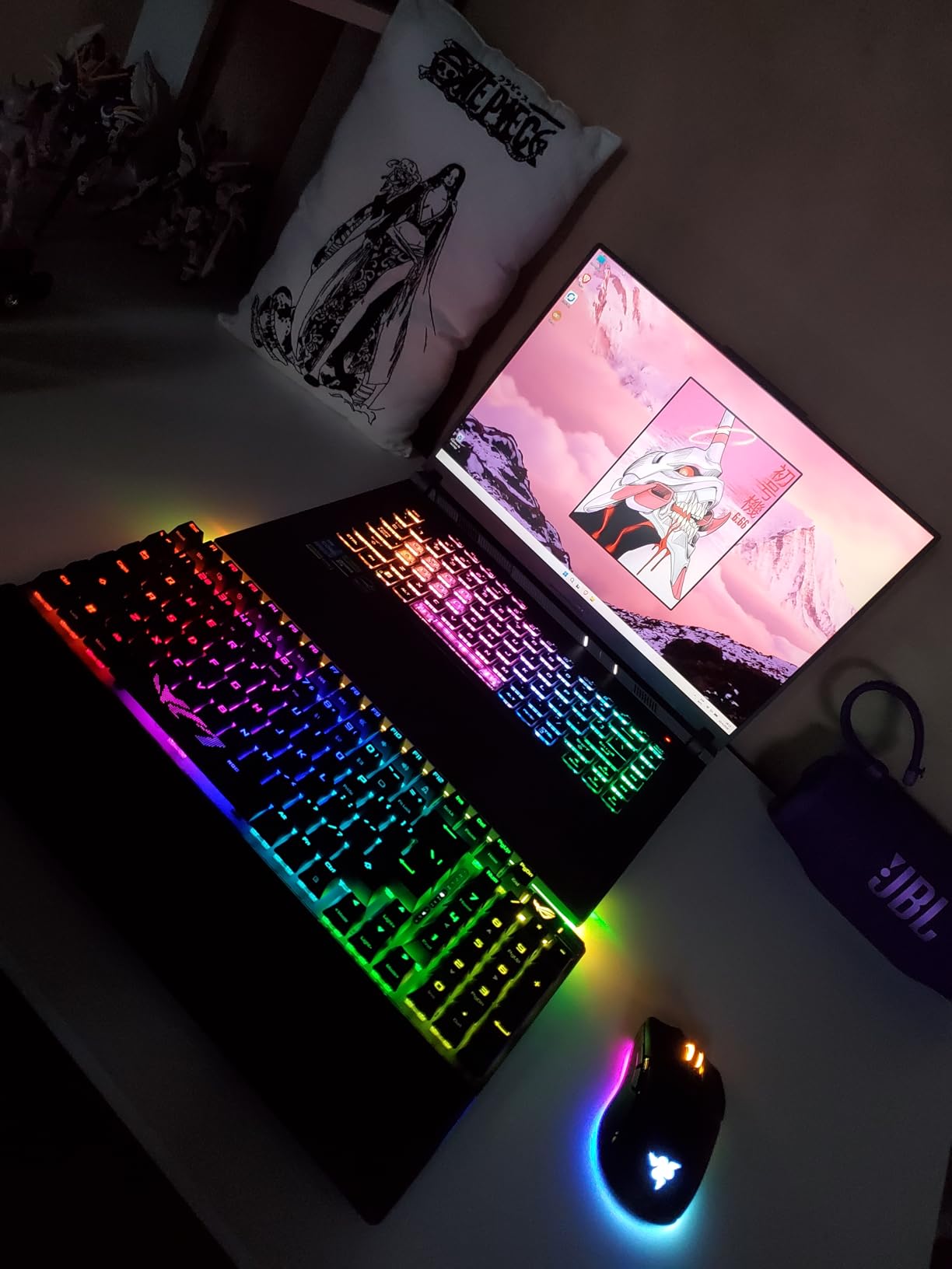 ASUS ROG Strix Scope II 96 Wireless Mechanical Gaming Keyboard – 96% Full-Size, Tri-Mode Connectivity, Hot Swappable Pre-lubed ROG NX Snow Linear Switches, PBT Keycaps, RGB, PC/Mac Support-Black customer photo 2