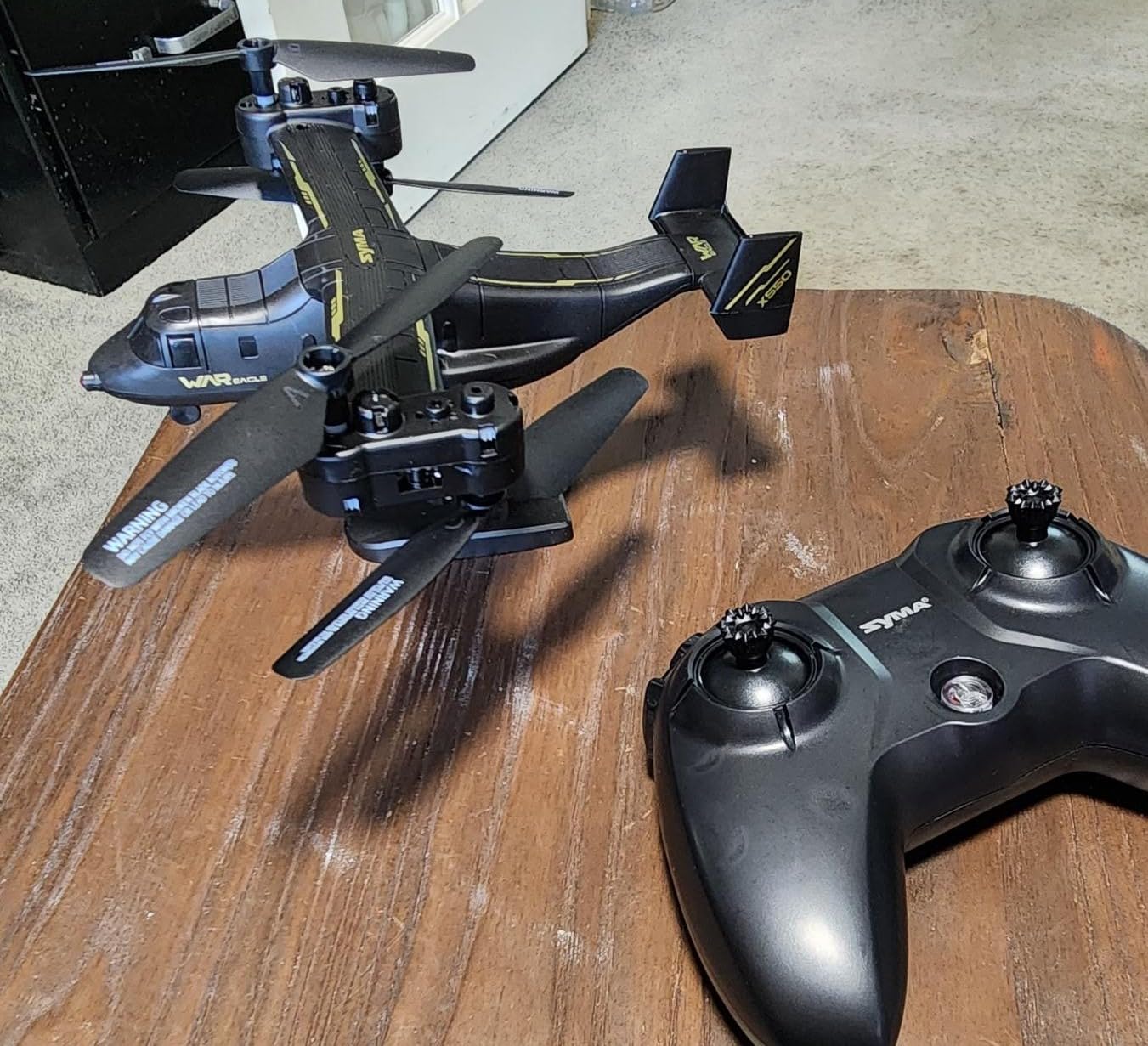 SYMA X550 RC Plane, 4CH Tiltrotor for Kids & Beginners, Stunt Flight customer photo 1
