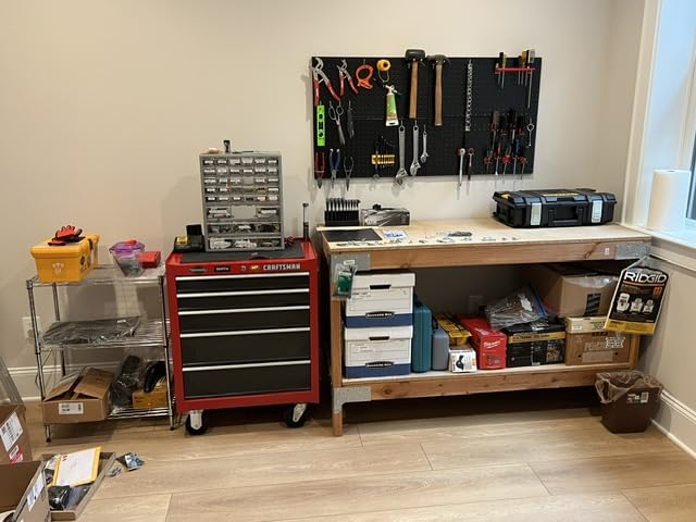Ultrawall Metal Pegboard Wall Panels, Peg Boards for Garage Tool Storage customer photo 2
