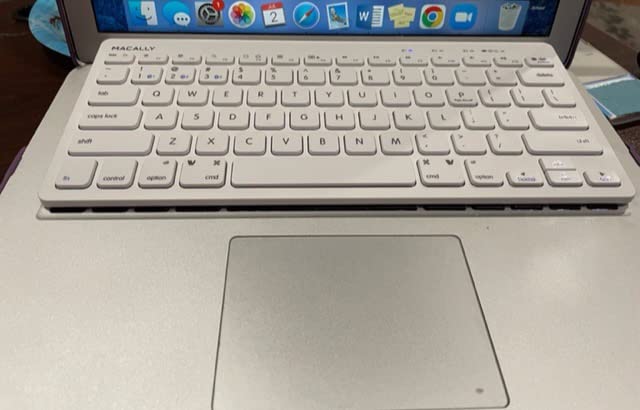 Macally Wireless Bluetooth Keyboard for Mac - Premium Multi Device Connectivity - Compatible Apple Keyboard for MacBook Pro/Air, iMac, Mac mini, iPad, Laptop, and PC customer photo 1