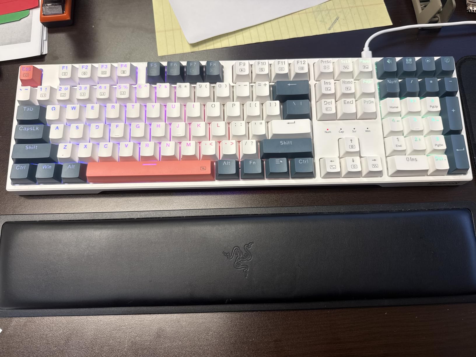 Redragon K668 108-Key Hot-Swap Wired RGB Gaming Keyboard, Extra 4 Hotkeys customer photo 1