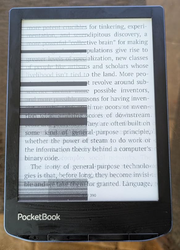 PocketBook Verse Pro E-Reader Waterproof | Eye-Friendly 6'' E-Ink Carta™ HD Touchscreen | Audio-Book & E-Book Reader | Text-to-Speech Function | SMARTlight | 16GB | WiFi & Bluetooth | Azure customer photo 1